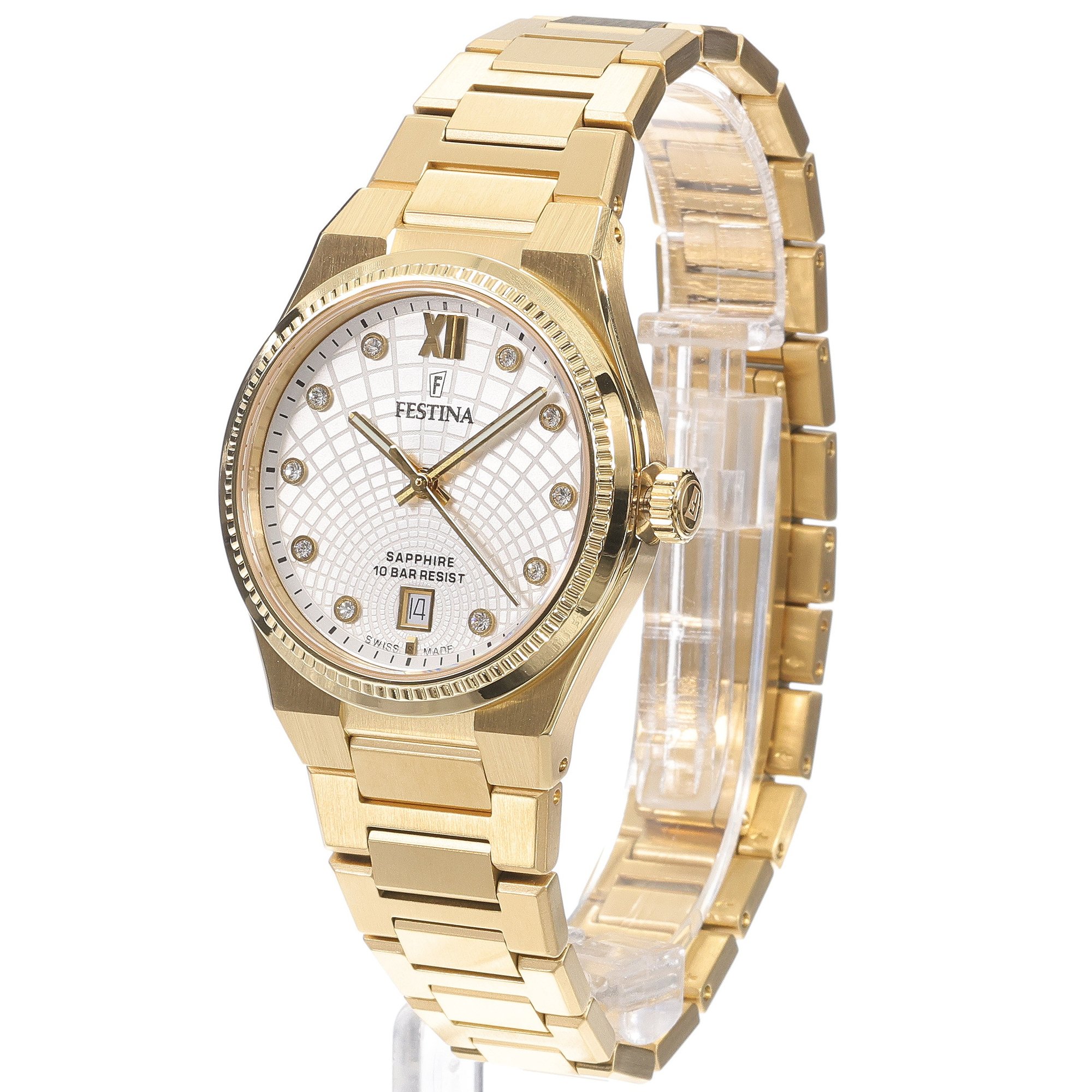 Festina F20058-1 Swiss Made Rive zegarek klasyczny Swiss Made