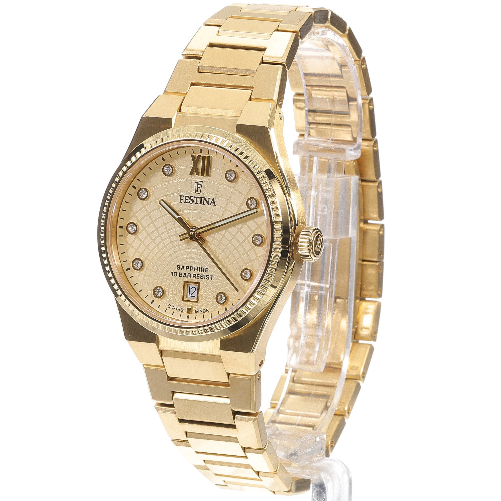 Festina F20058-2 Swiss Made Rive zegarek klasyczny Swiss Made - miniatura 2