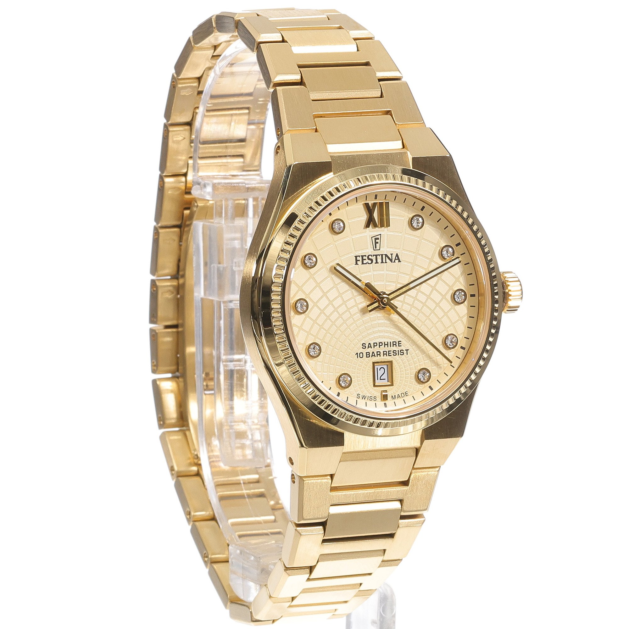 Festina F20058-2 zegarek damski Swiss Made - miniatura 3