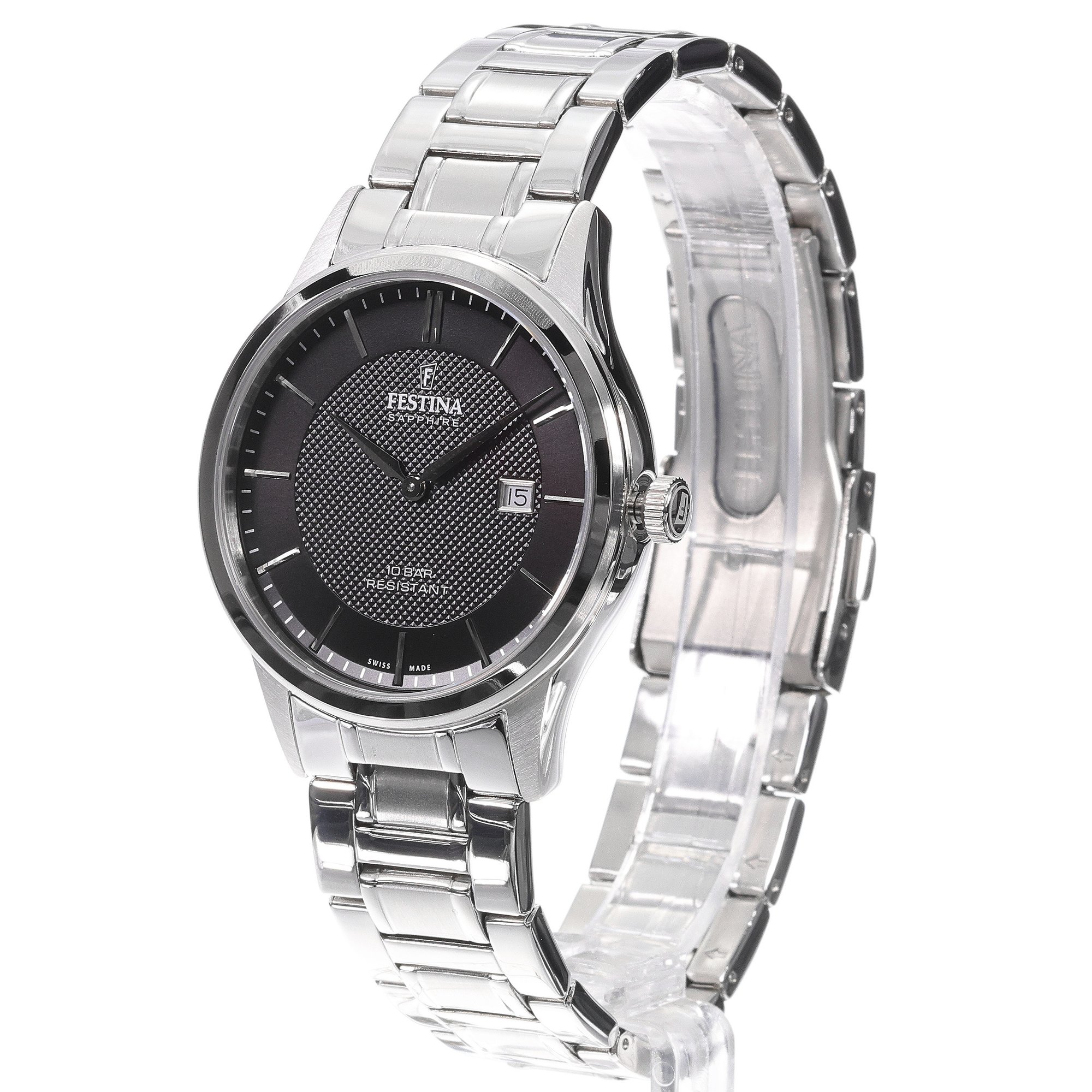 Festina F20067-6 zegarek klasyczny Męskie