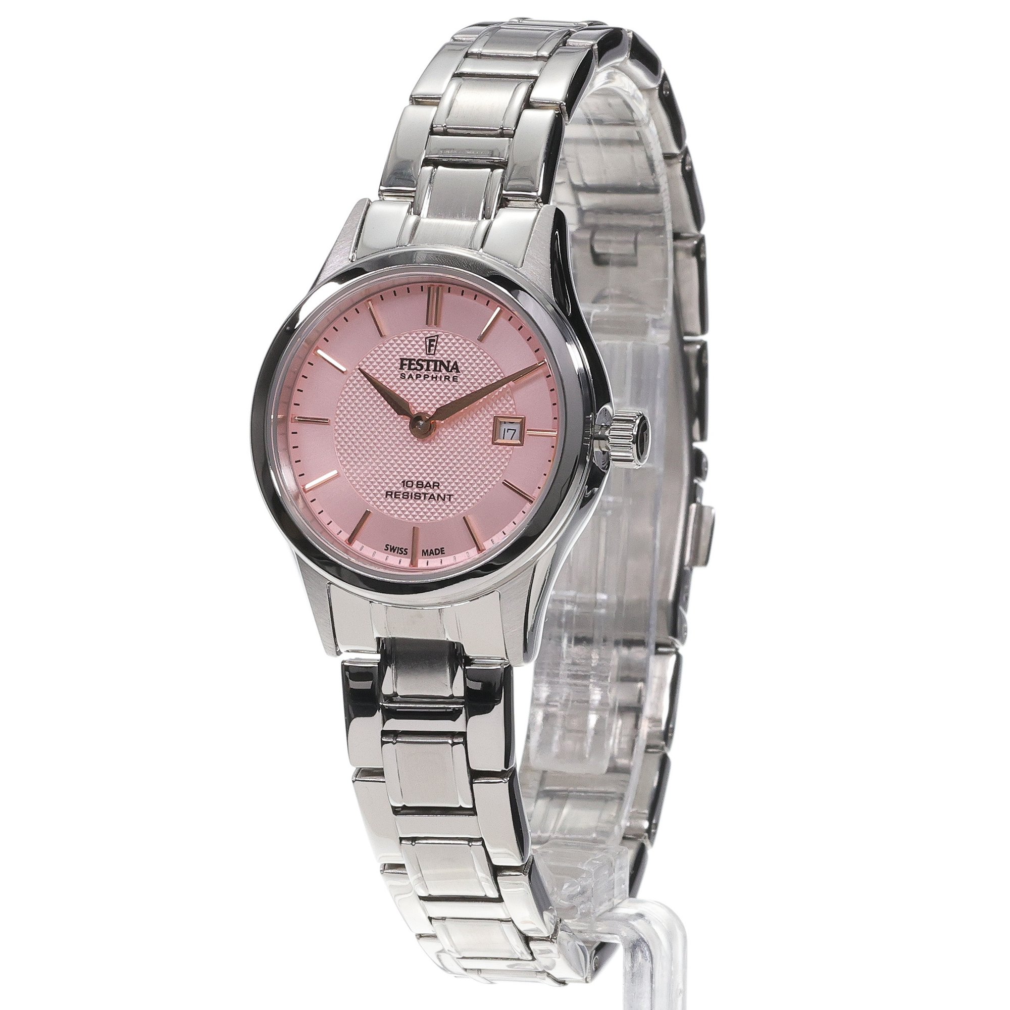 Festina F20068-3 Womens Pink Watch zegarek klasyczny Męskie - miniatura 2