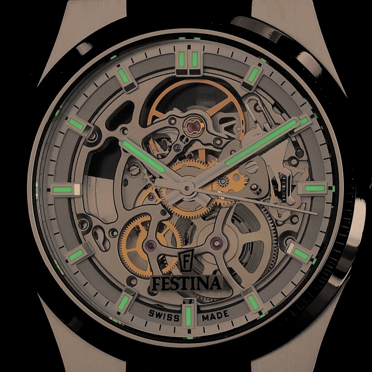 Festina F20069-1 Automatic Automatic elegancki zegarek srebrny - miniatura 8