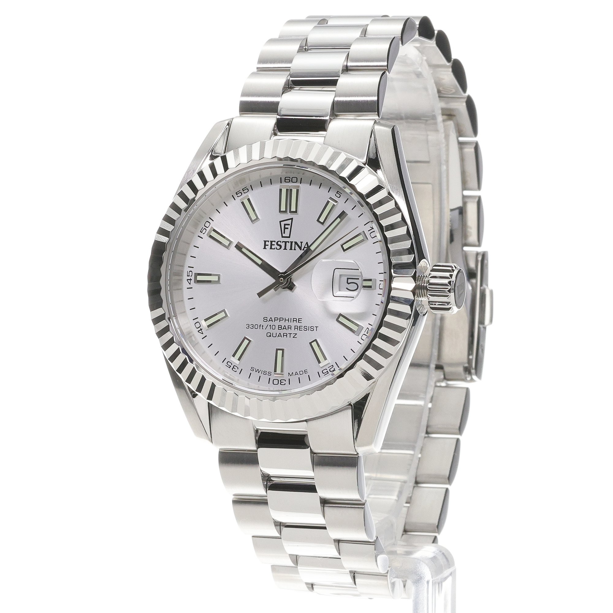 Festina F20084-A Swiss Made Classic Swiss Made zegarek męski klasyczny szafirowe