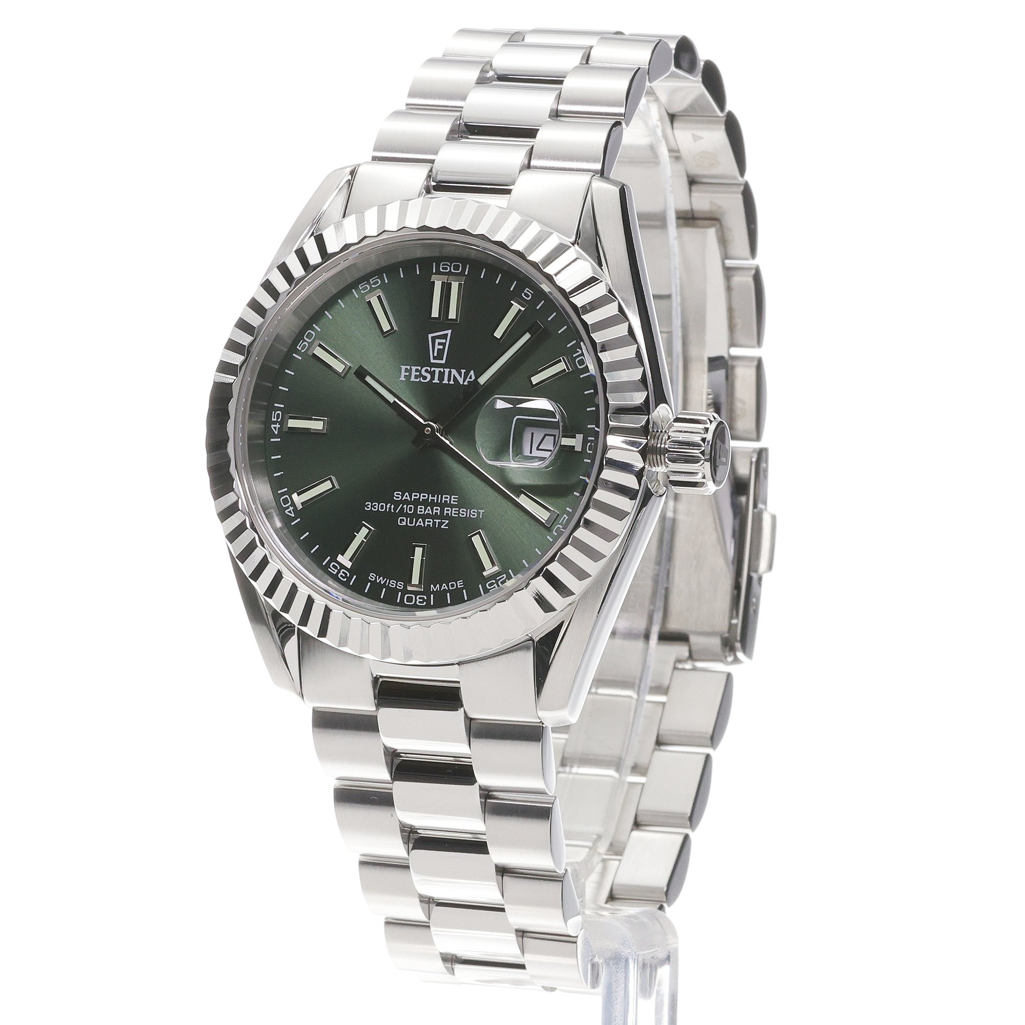 Festina F20084-C Swiss Made Classic Swiss Made zegarek męski klasyczny szafirowe - miniatura 2