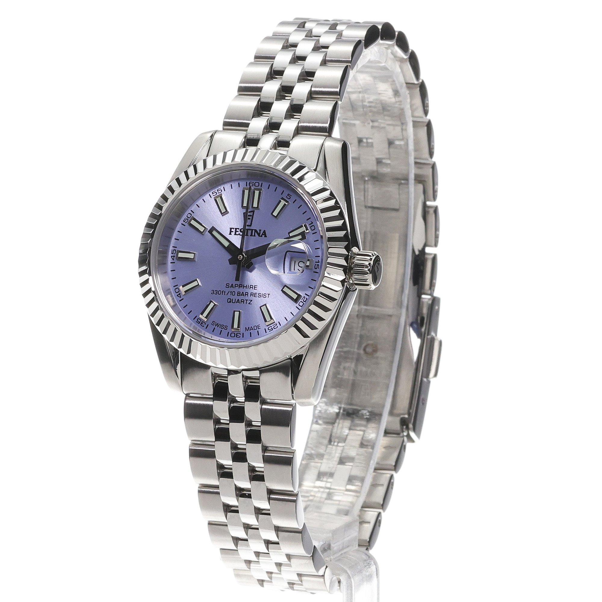 Festina F20087-3 Swiss Made Swiss Made Classic zegarek damski klasyczny szafirowe - miniatura 2