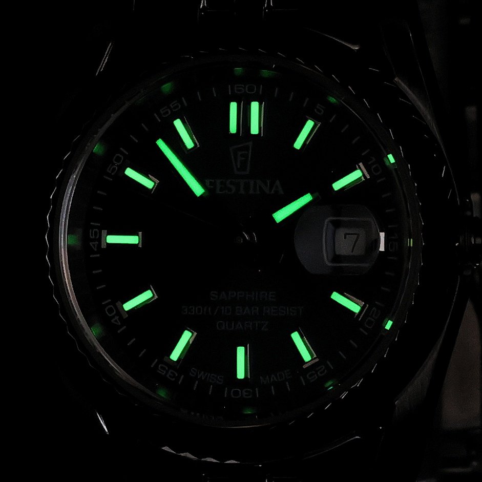 Festina F20087-4 Swiss Made Classic Swiss Made klasyczny zegarek srebrny