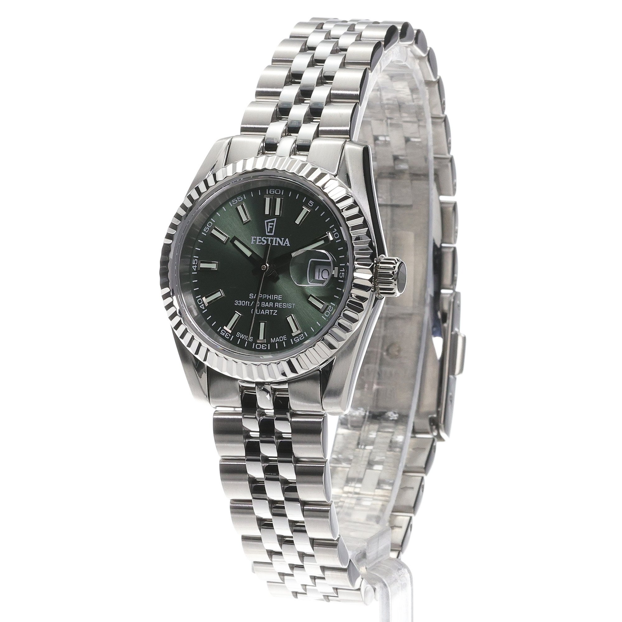 Festina F20087-5 Swiss Made Swiss Made Classic zegarek damski klasyczny szafirowe - miniatura 2