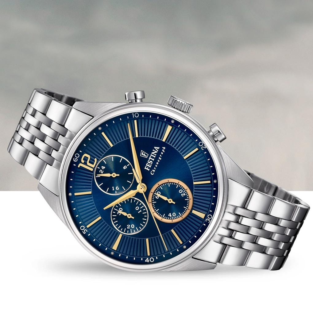 Festina F20285-3 Timeless Chronograph zegarek klasyczny Chronograf - miniatura 4