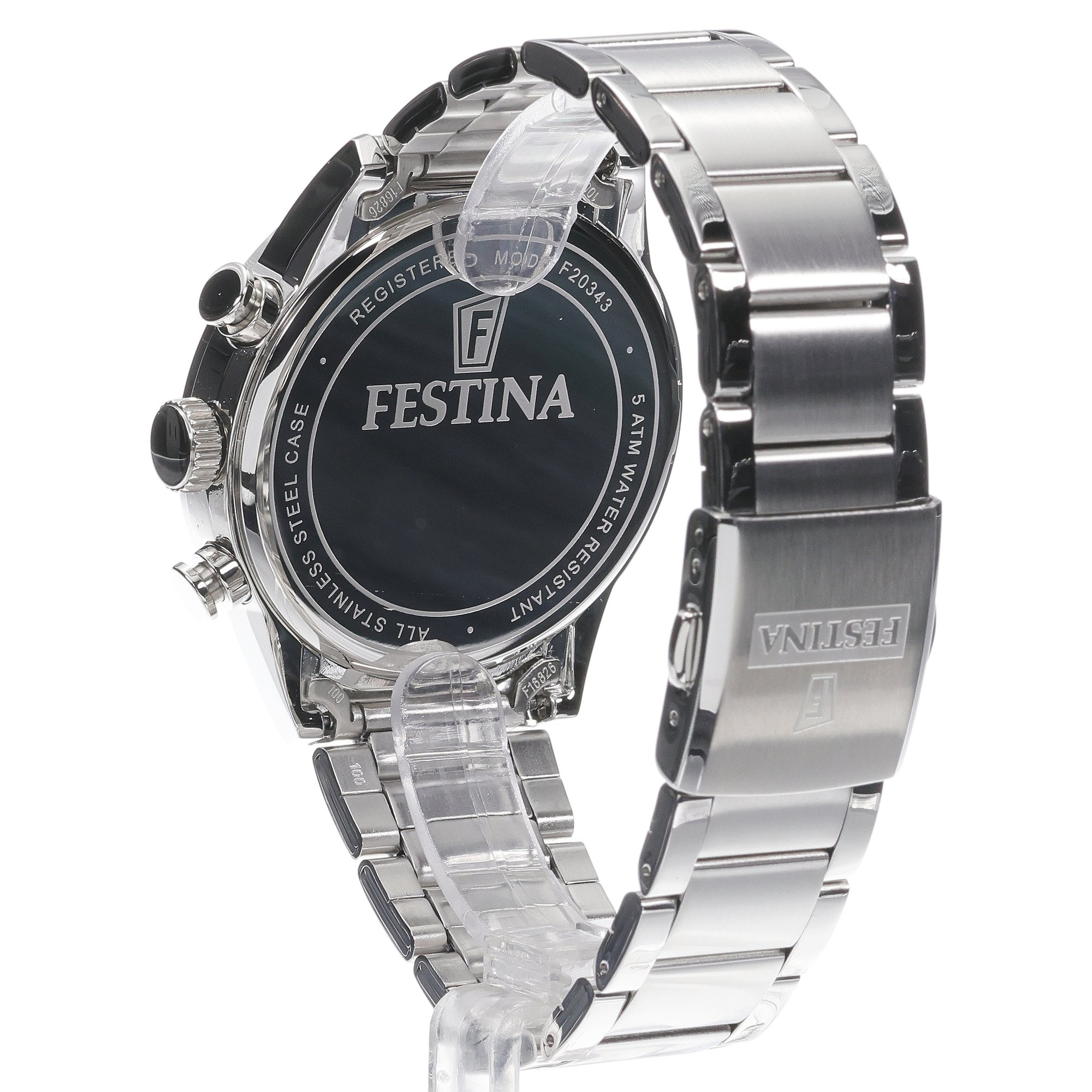 Festina F20343-2 Timeless Chronograph zegarek klasyczny Chronograf - miniatura 4