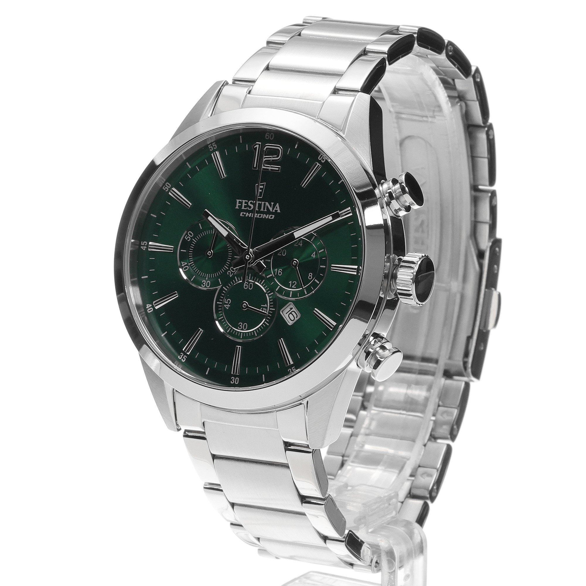 Festina F20343-B Chrono zegarek klasyczny Chronograf