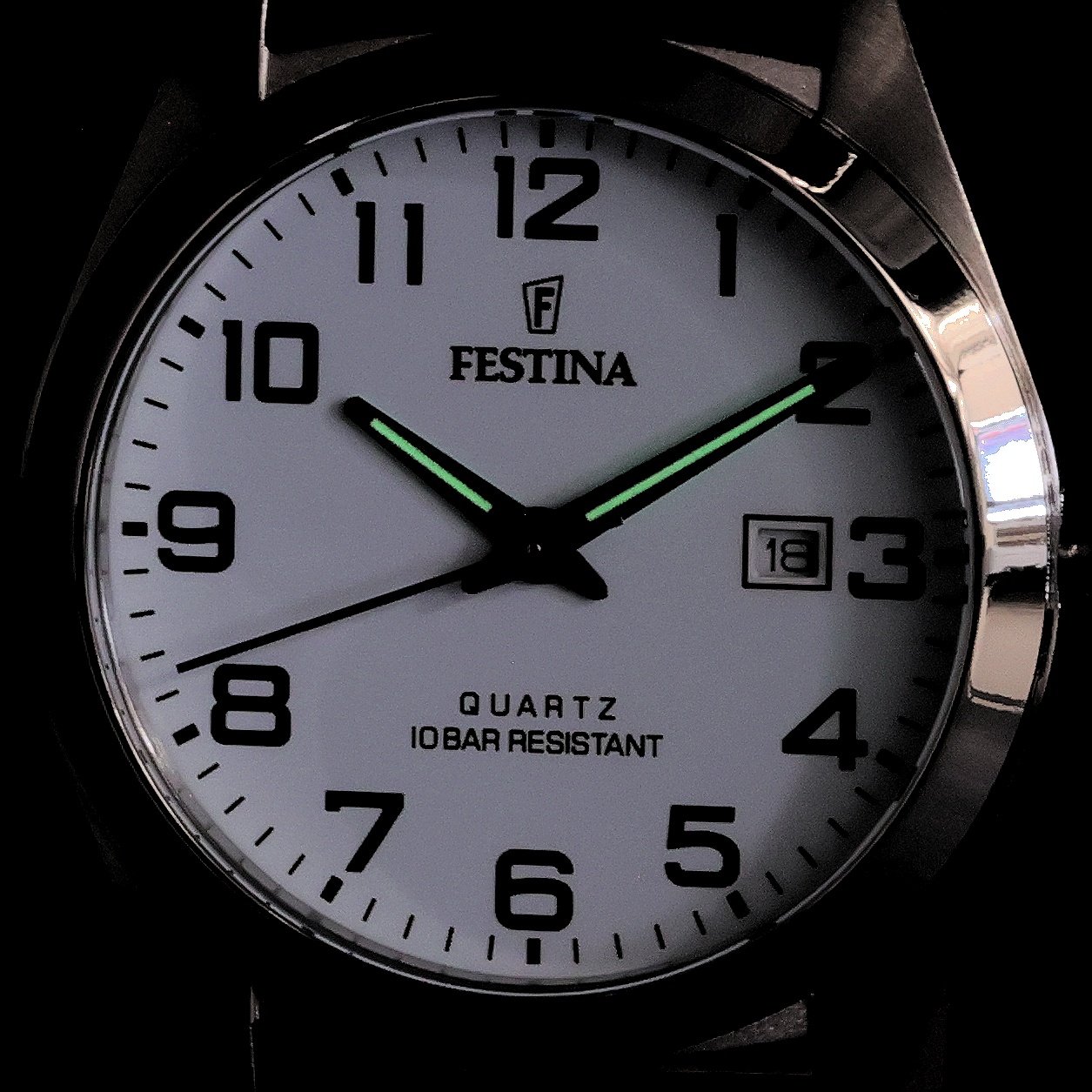 Festina F20446-1 zegarek srebrny klasyczny Classic pasek