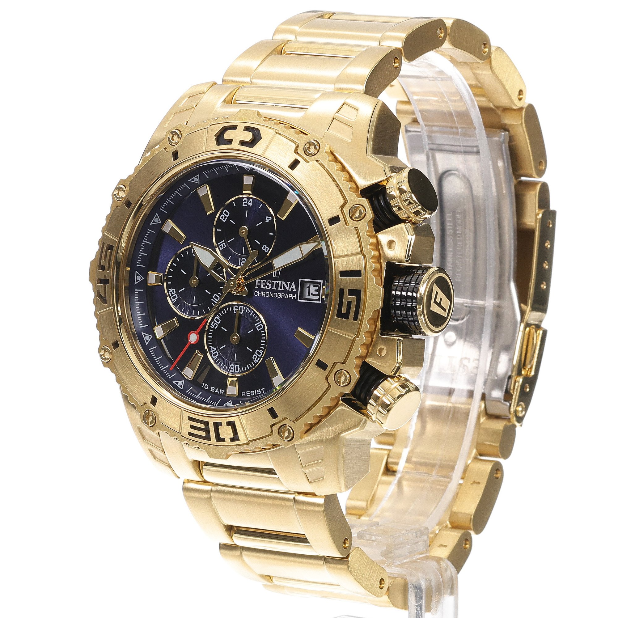 Festina F20492-2 Chronograf Prestige Chronograph zegarek męski sportowy mineralne