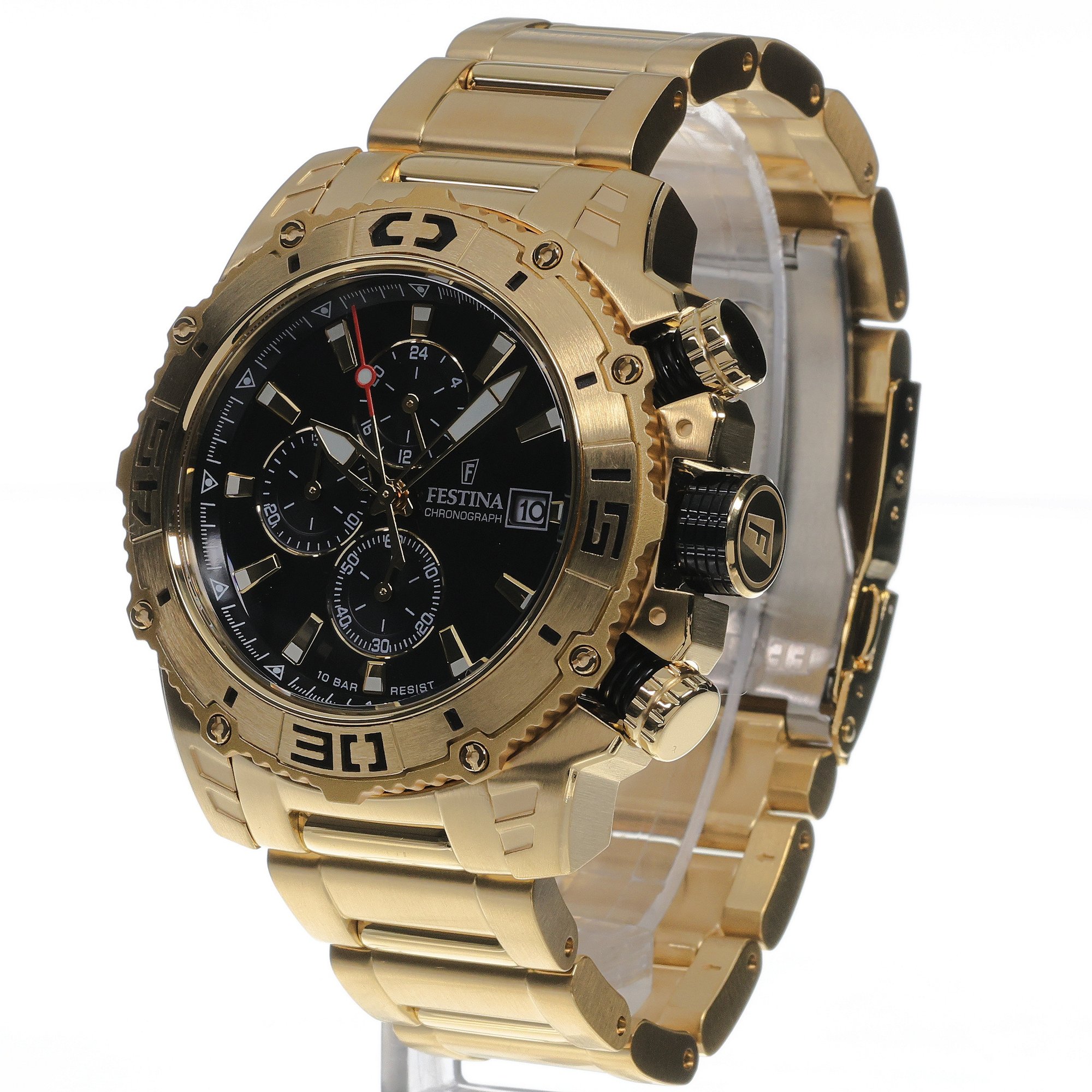 Festina F20492-4 Chronograf Prestige Chronograph zegarek męski sportowy mineralne