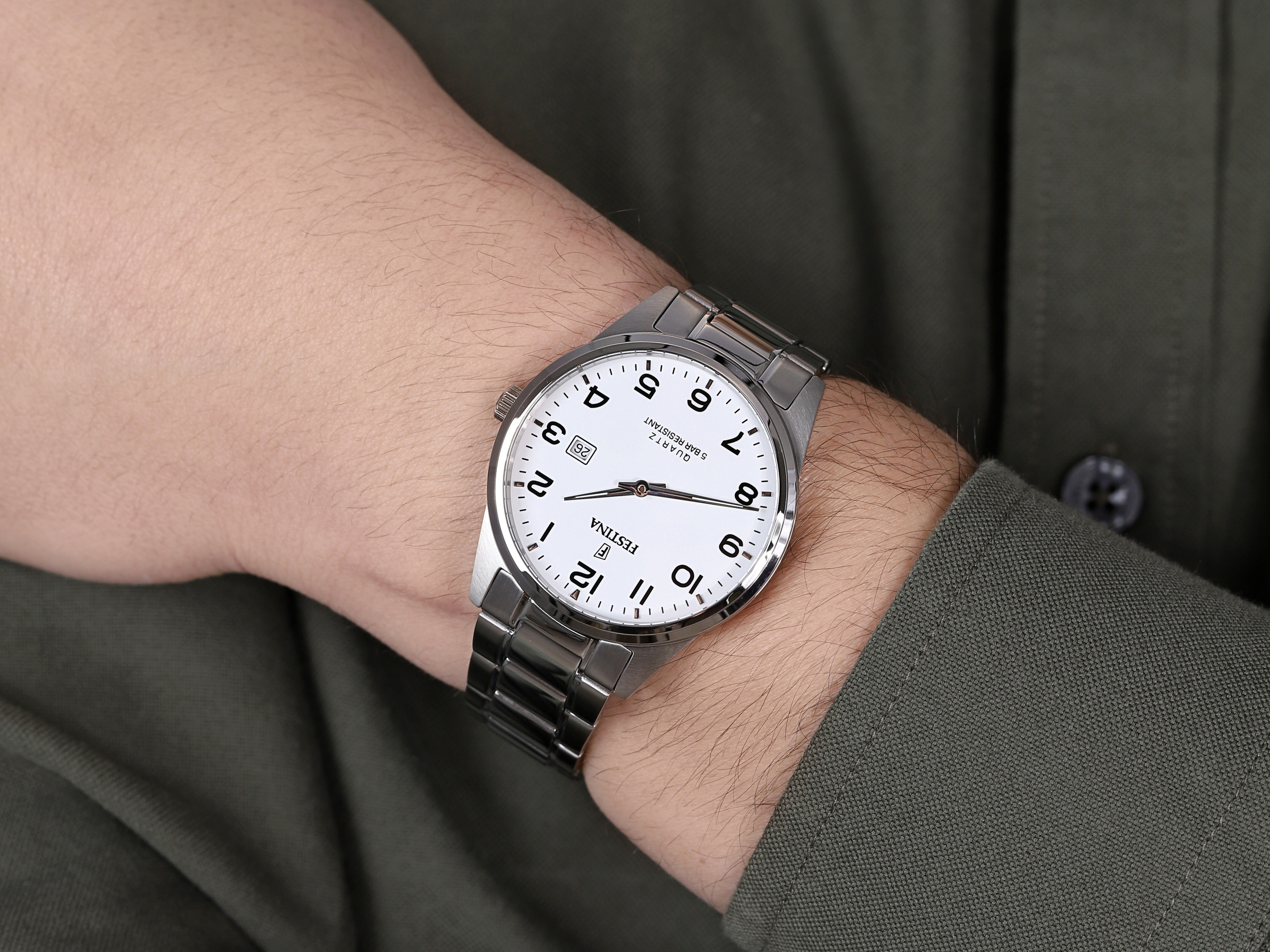 Festina F20511-1 męski zegarek Classic bransoleta - miniatura 2