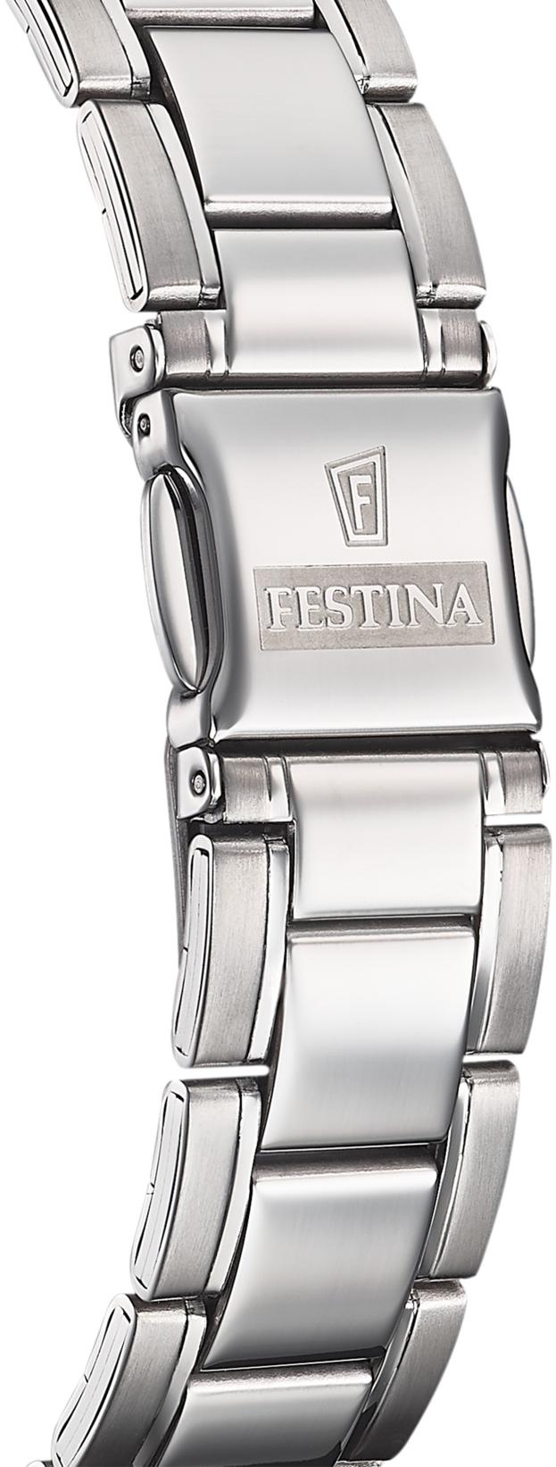 Festina F20511-1 zegarek srebrny klasyczny Classic bransoleta - miniatura 3