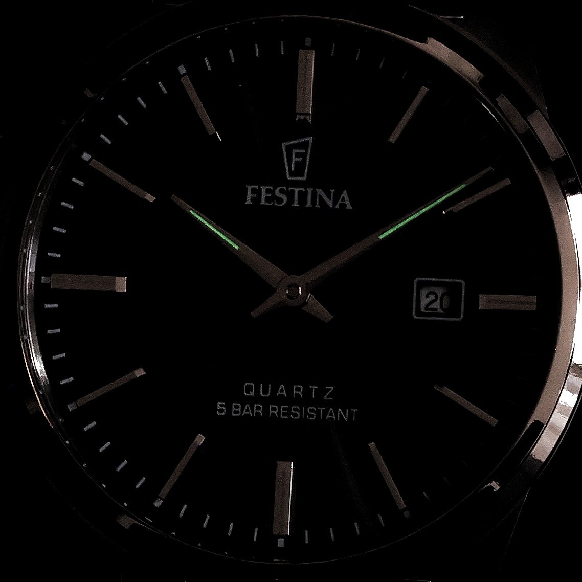 Festina F20511-5 zegarek srebrny klasyczny Classic bransoleta - miniatura 5