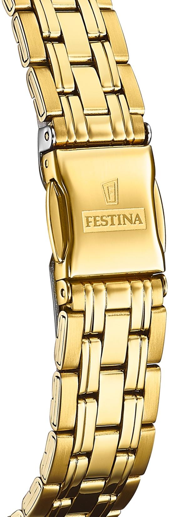 Festina F20514-3 zegarek złoty klasyczny Classic bransoleta - miniatura 3