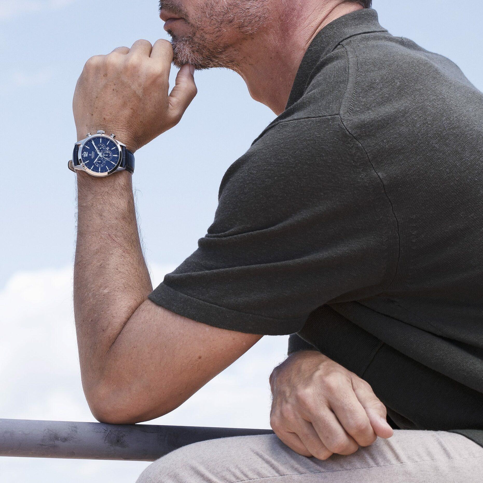 Festina F20542-2 Timeless Chronograph zegarek klasyczny Timeless Chronograph