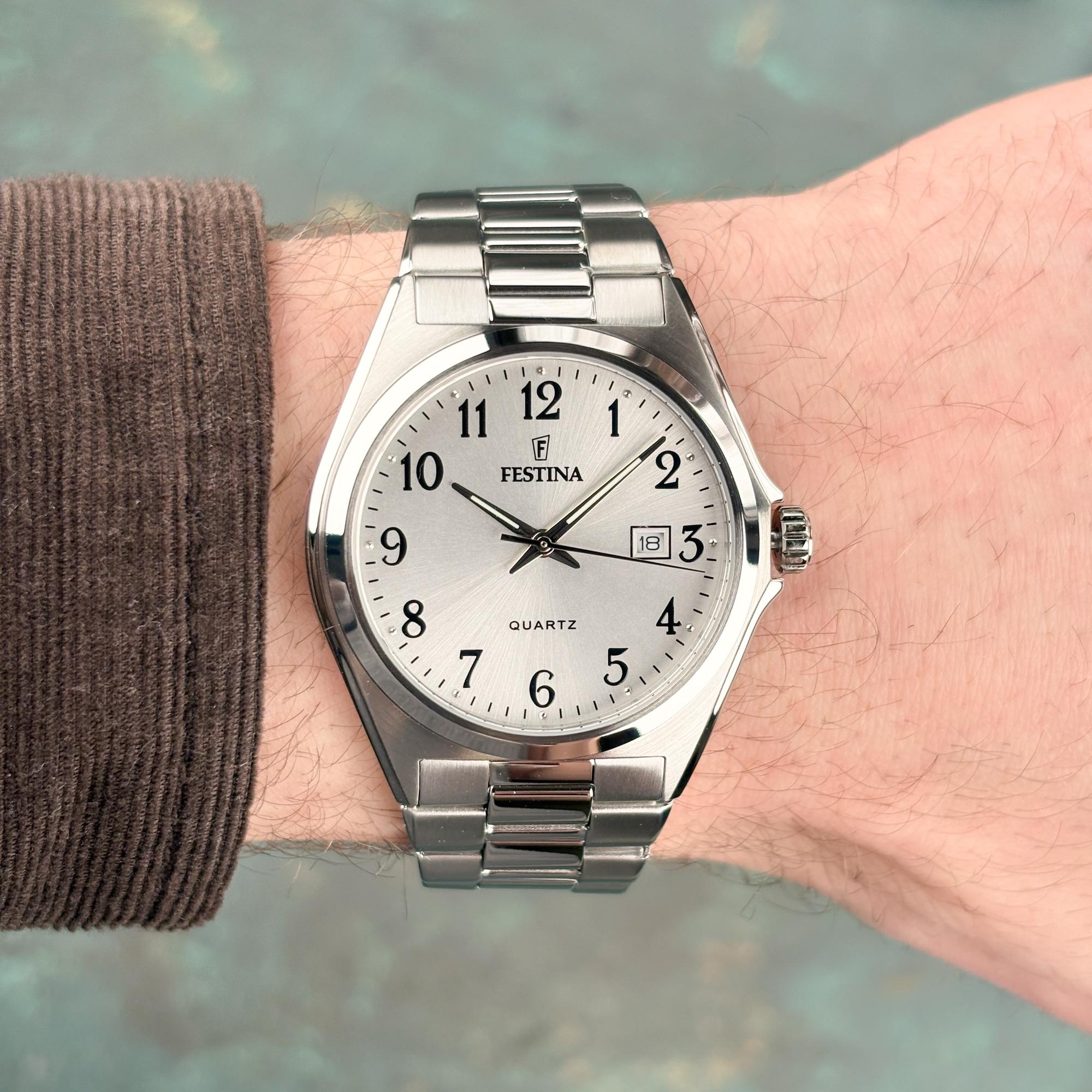 Festina F20552-1 Classic Classic zegarek męski klasyczny mineralne