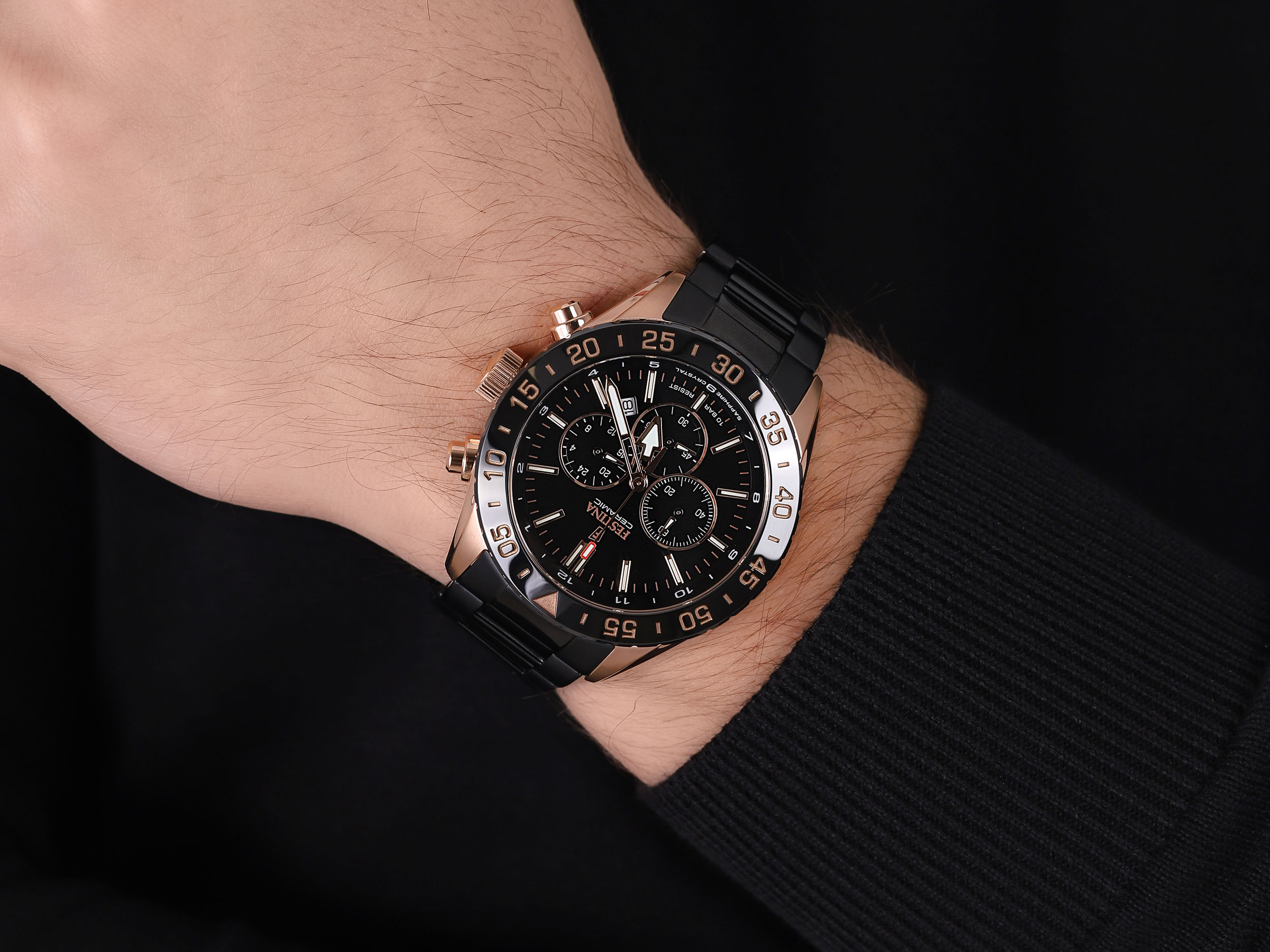 Festina F20578-1 zegarek męski Ceramic - miniatura 2