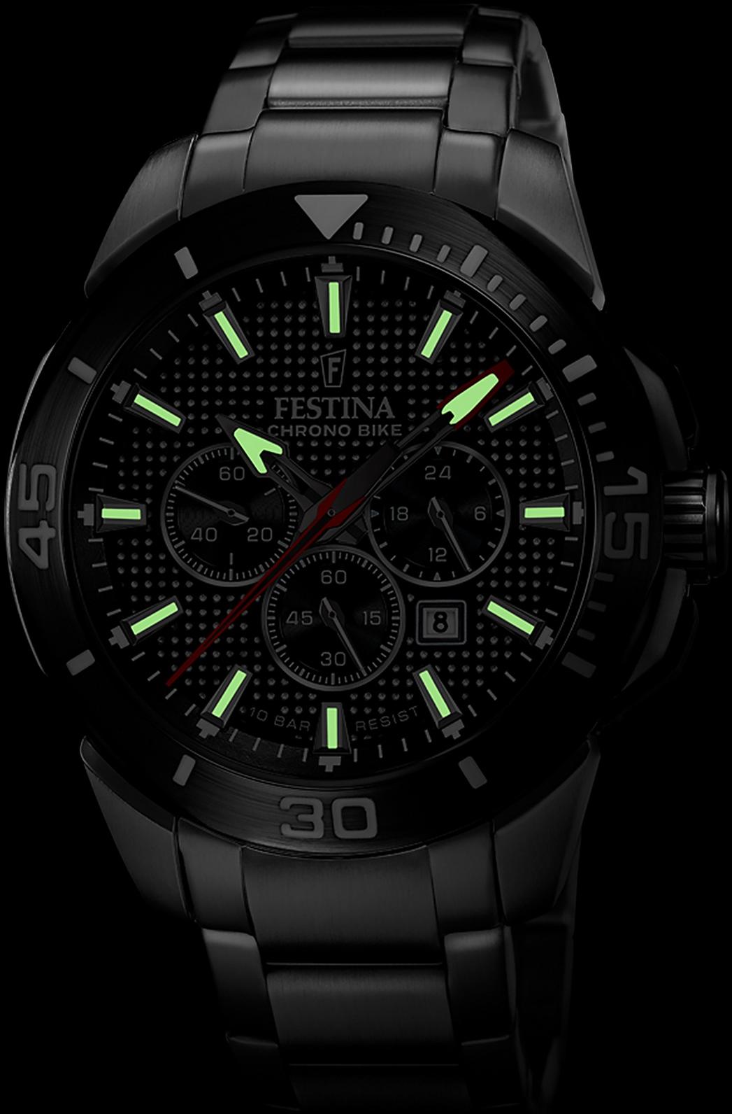 Festina F20641-4 Chrono Bike Chrono Bike zegarek męski sportowy mineralne utwardzane