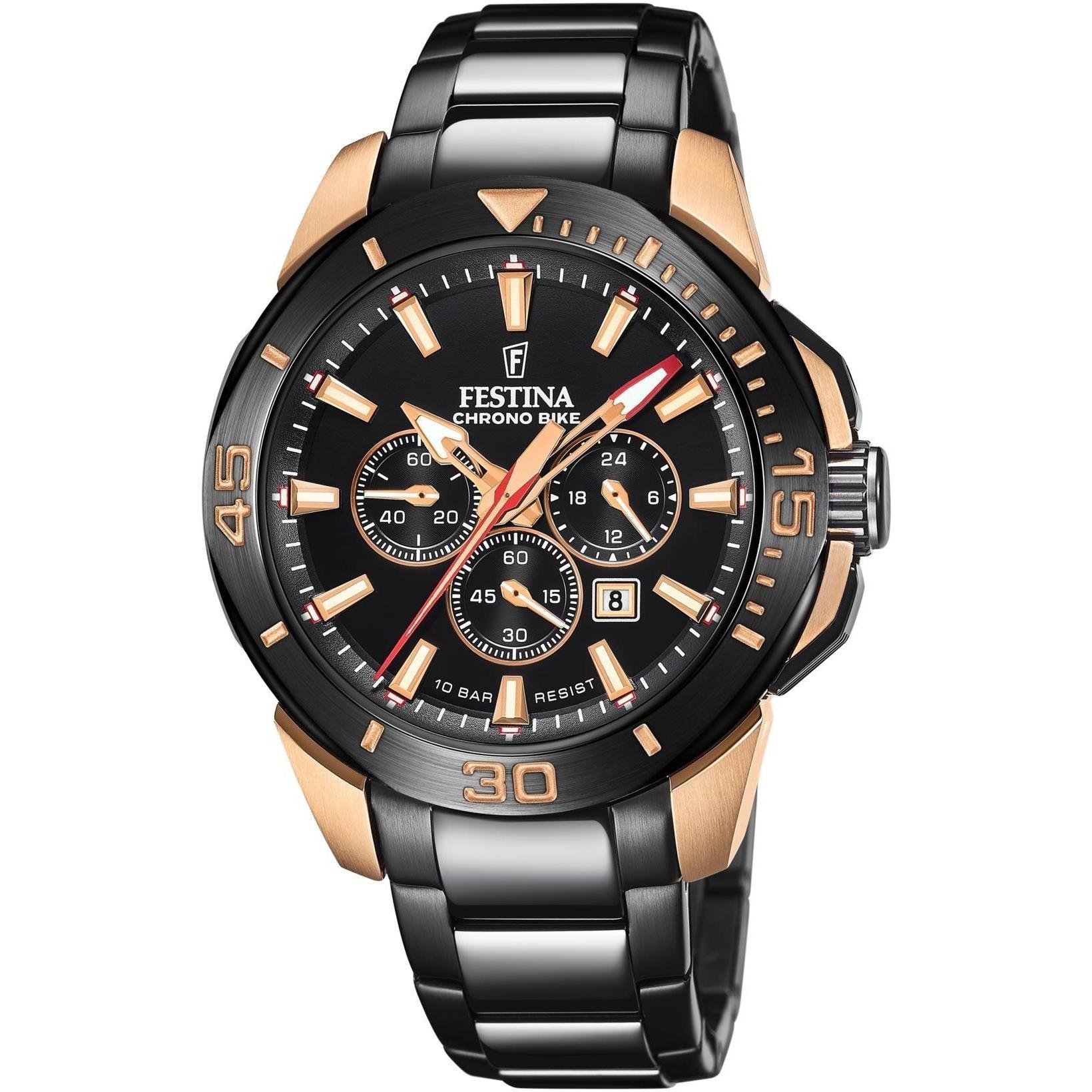 Festina F20645-1 Chrono Bike zegarek męski sportowy mineralne utwardzane