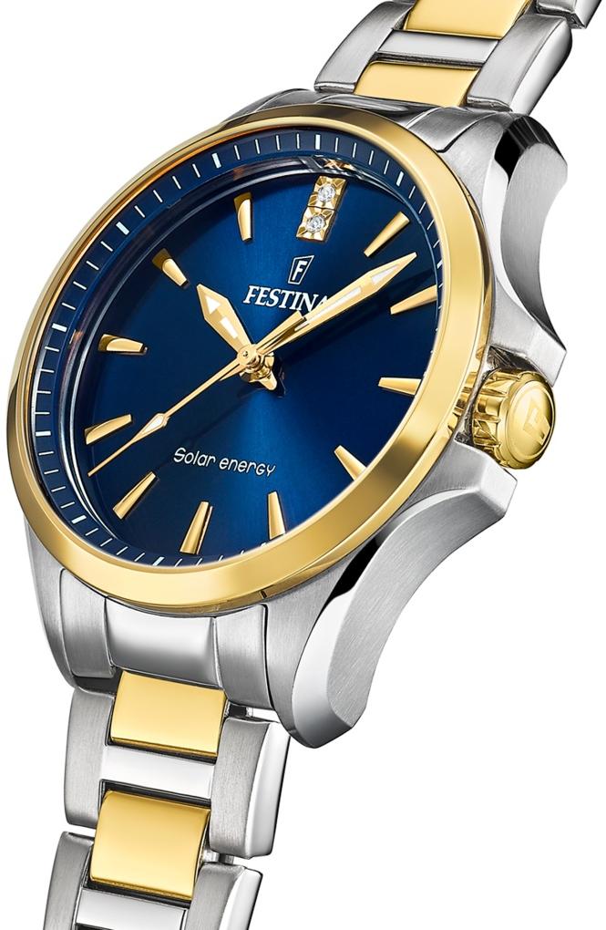 Festina F20655-4 damski zegarek Solar Energy bransoleta - miniatura 3