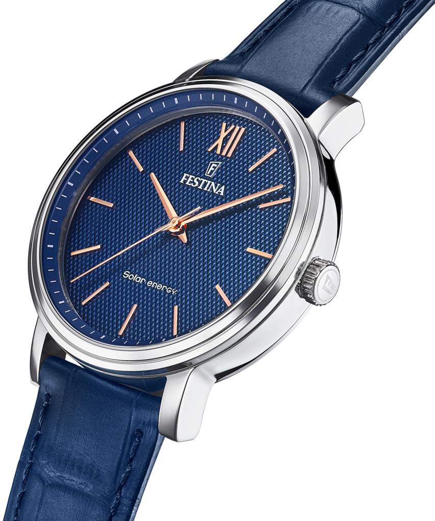 Festina F20660-4 męski zegarek Solar Energy pasek