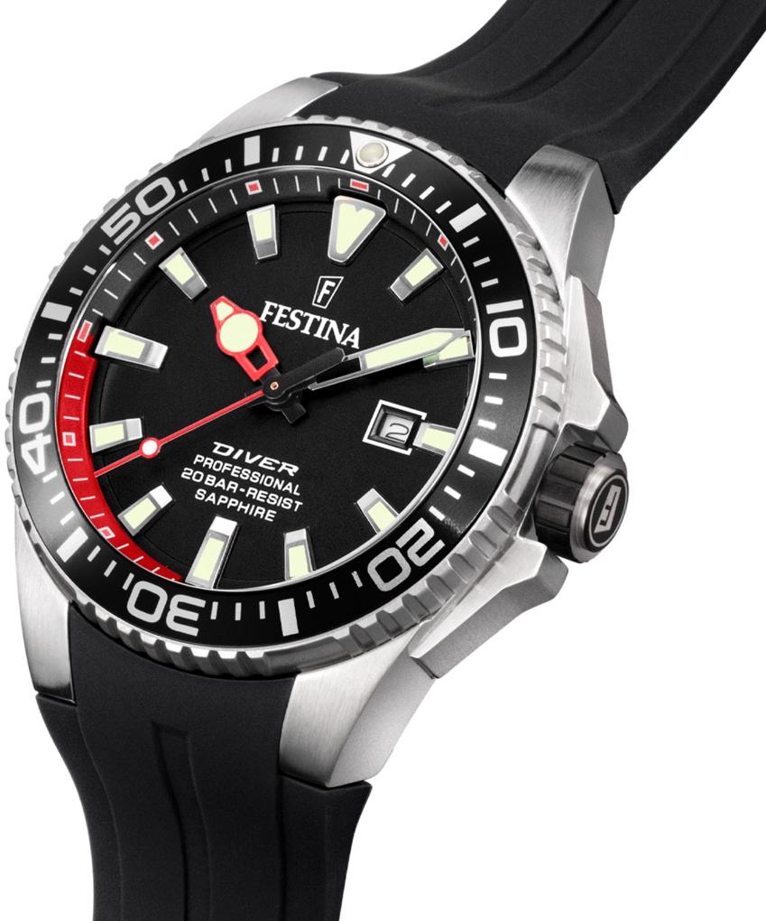 Festina F20664-3 męski zegarek Diver pasek - miniatura 3
