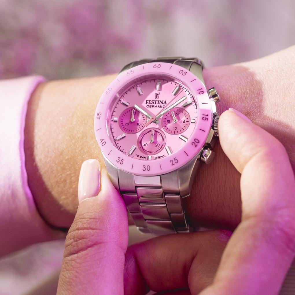 Festina F20693-2 zegarek damski sportowy Ceramic bransoleta