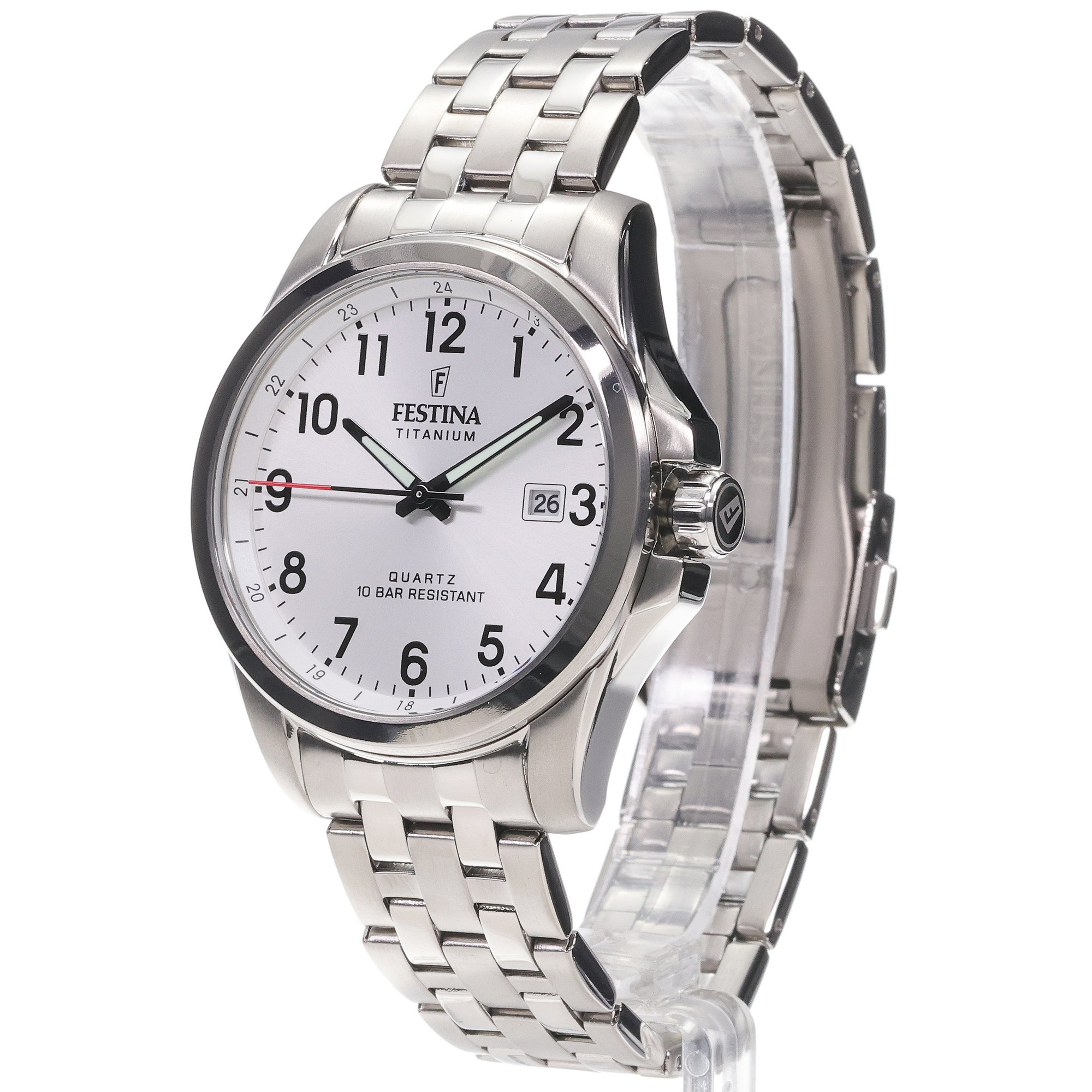 Festina F20696-1 Titanium zegarek klasyczny Titanium