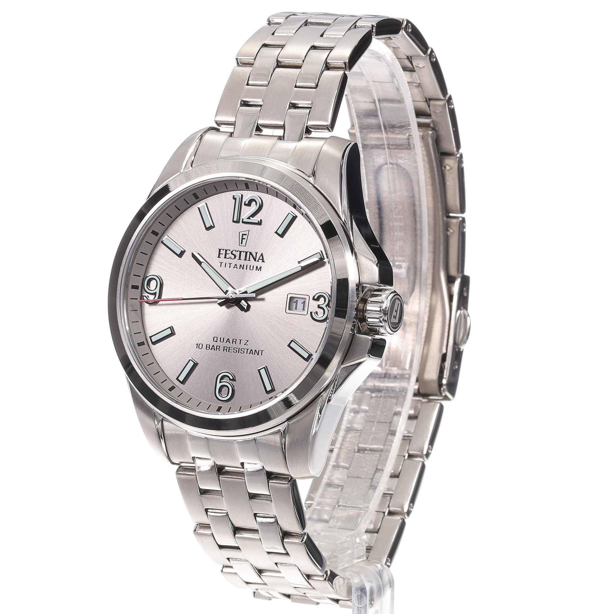 Festina F20696-2 Titanium zegarek klasyczny Titanium - miniatura 2