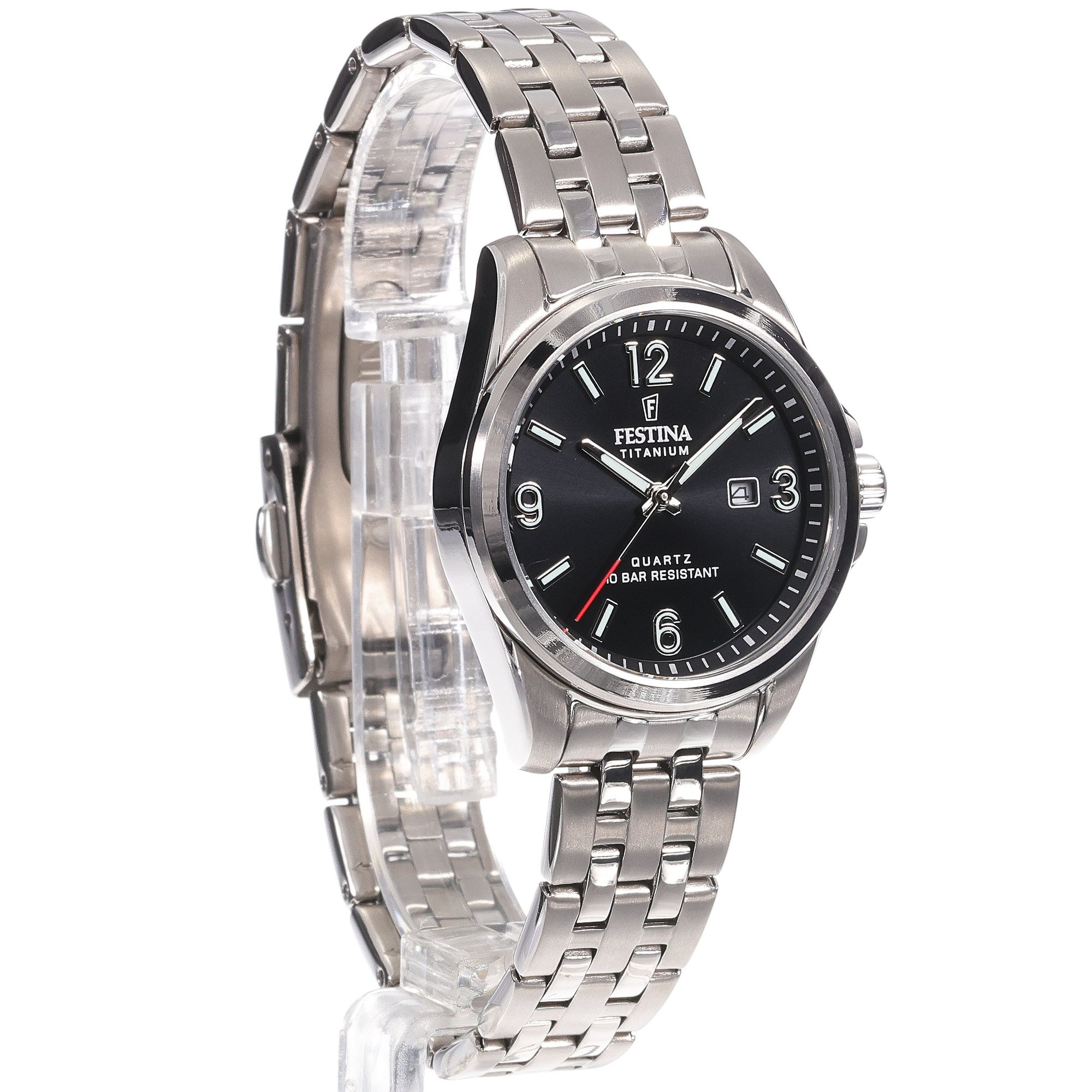 Festina F20697-3 damski zegarek Titanium bransoleta