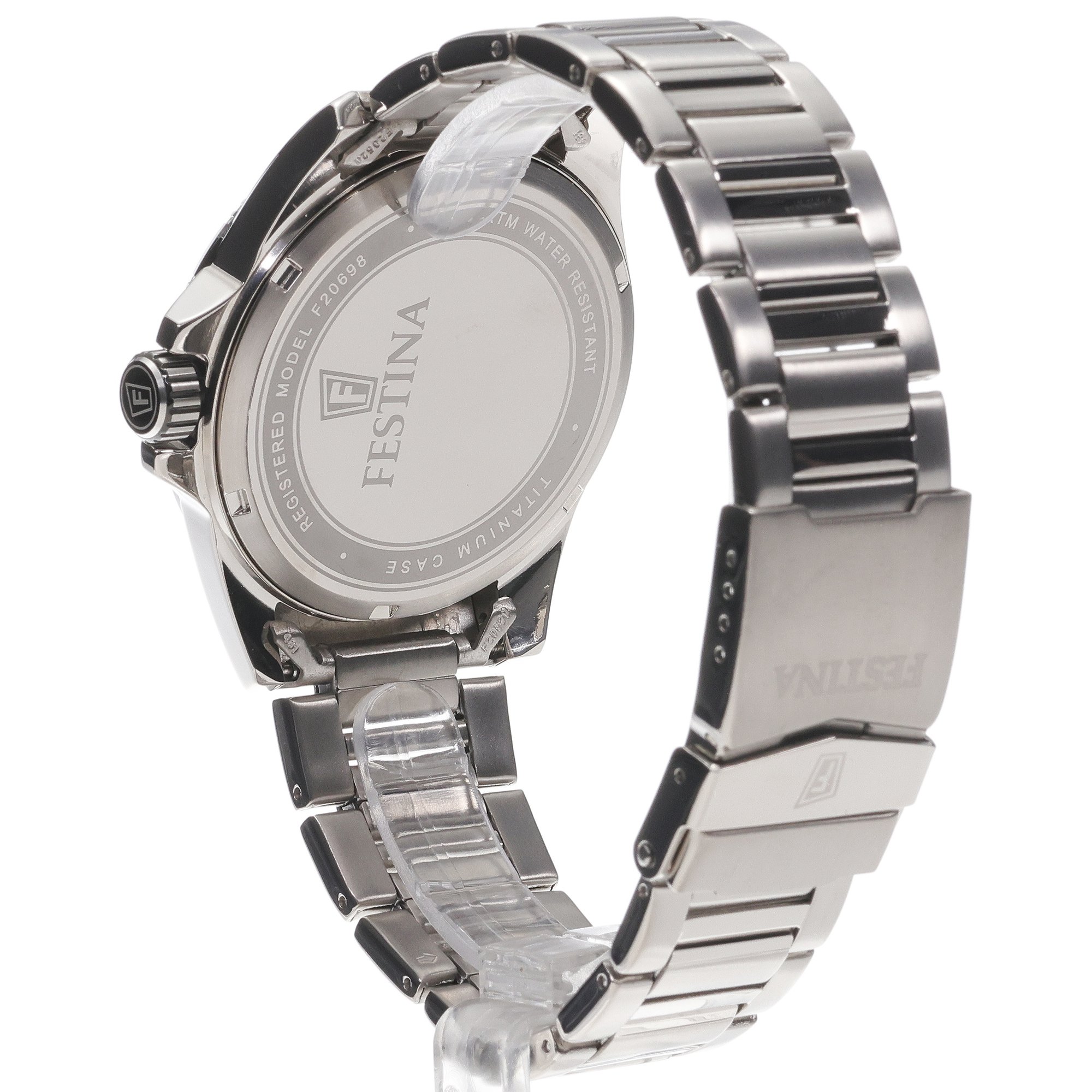 Festina F20698-4 męski zegarek Titanium bransoleta - miniatura 4