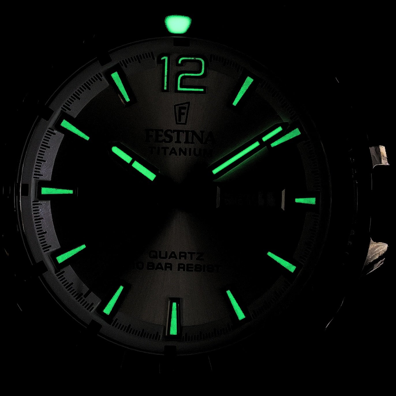 Festina F20699-1 zegarek szary klasyczny Titanium pasek