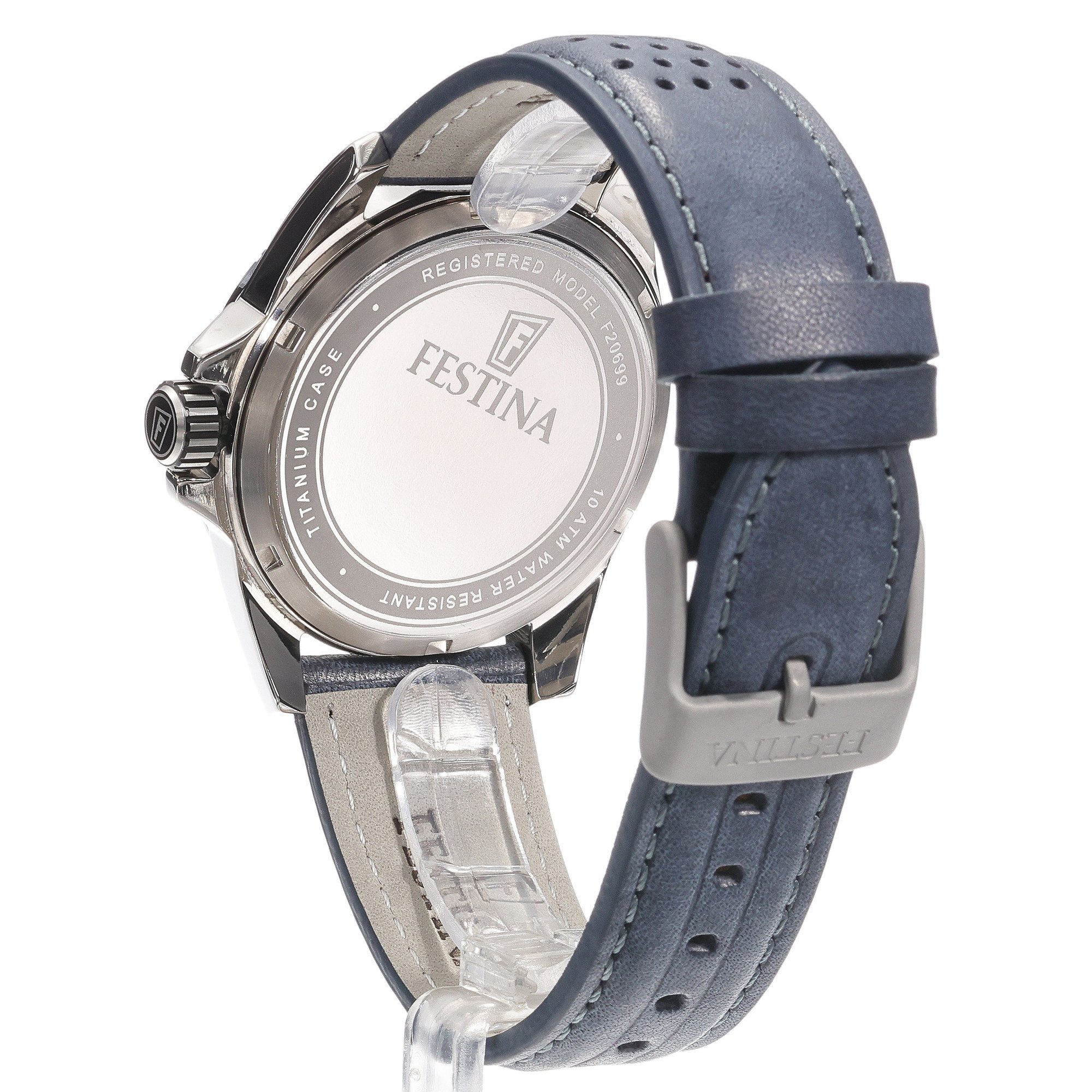 Festina F20699-2 męski zegarek Titanium pasek - miniatura 4