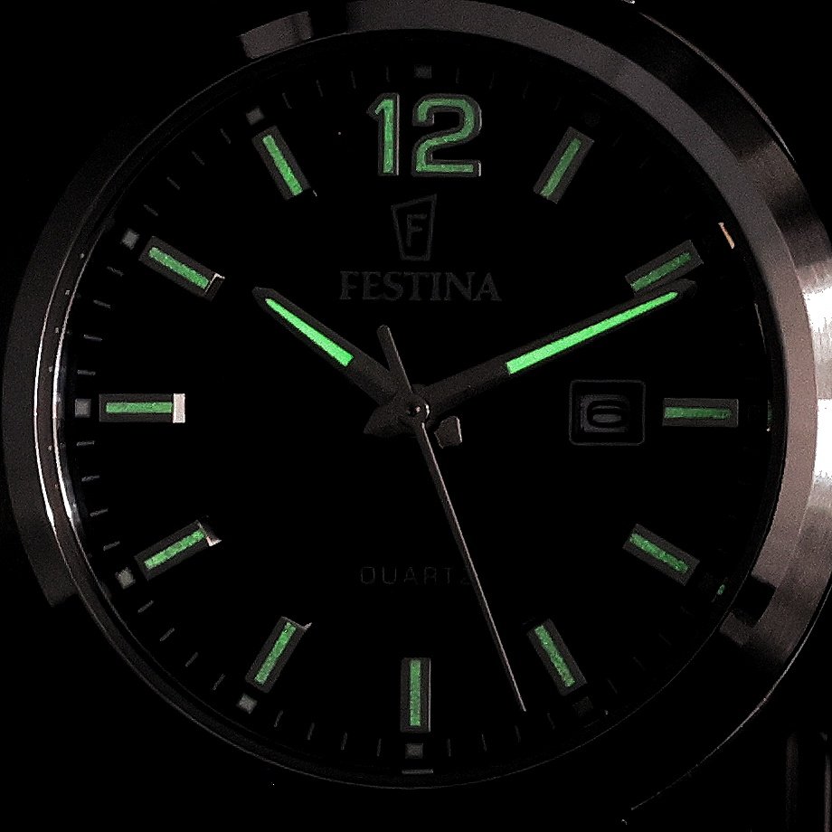 Festina F20737-4 zegarek srebrny klasyczny Classic bransoleta - miniatura 5