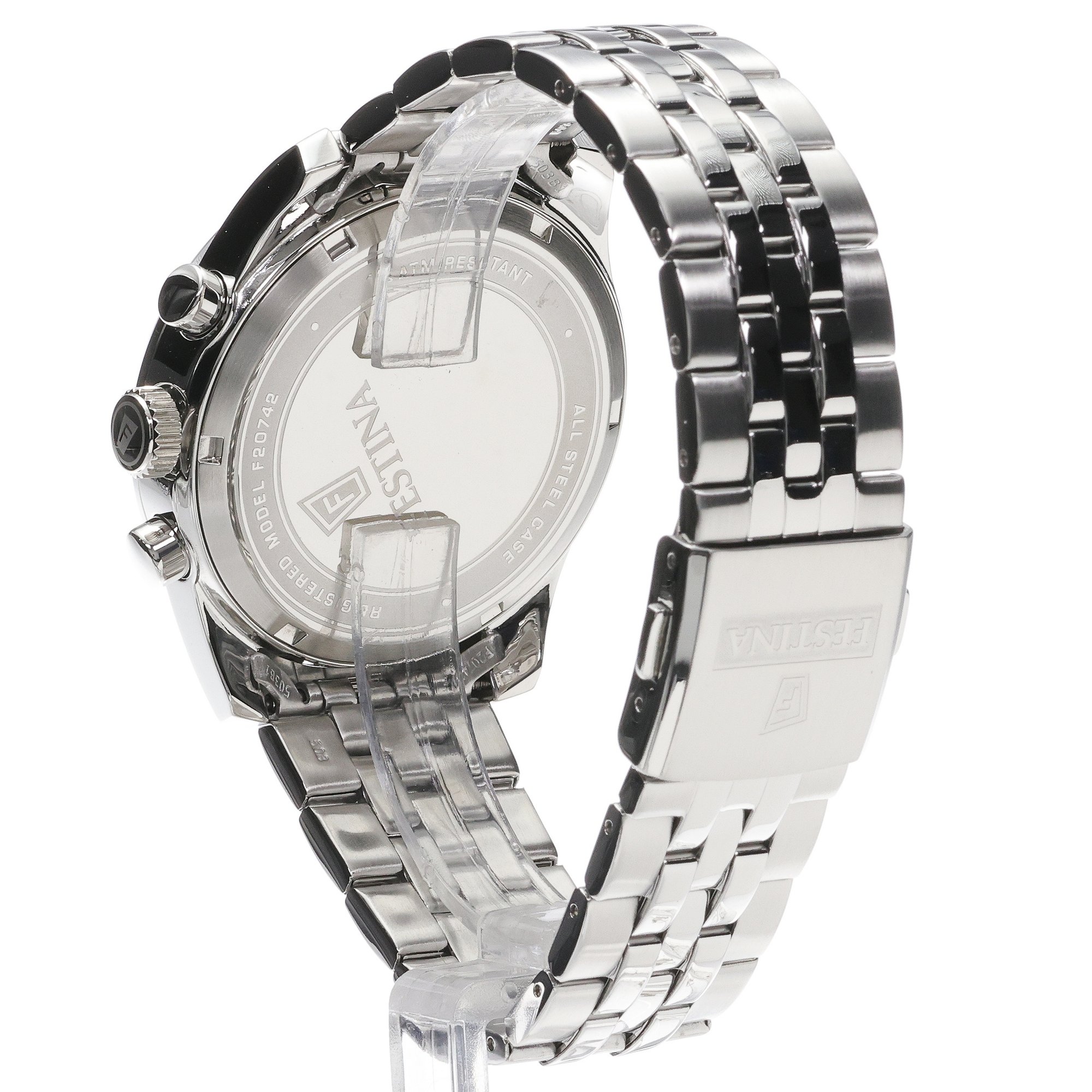 Festina F20742-6 męski zegarek Timeless Chronograph bransoleta - miniatura 4