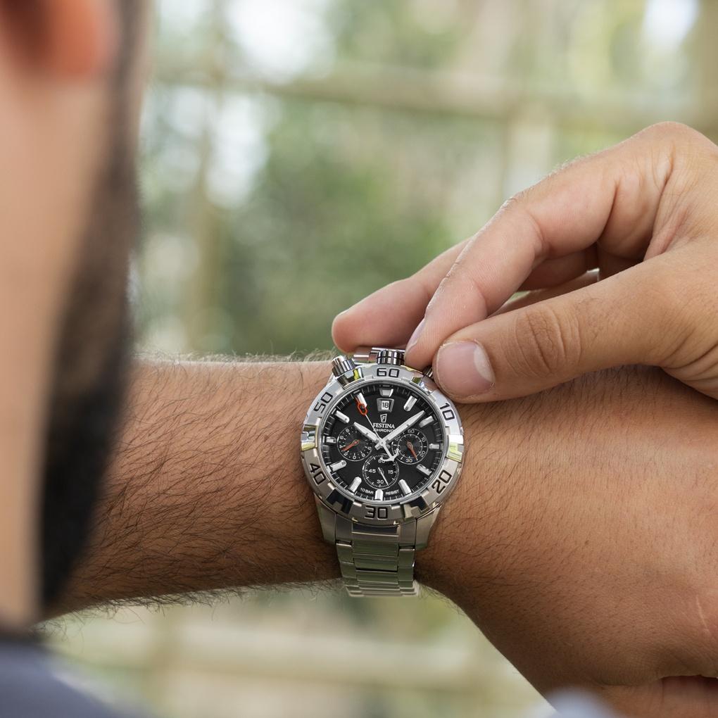 Festina F20743-6 zegarek męski sportowy Męskie bransoleta