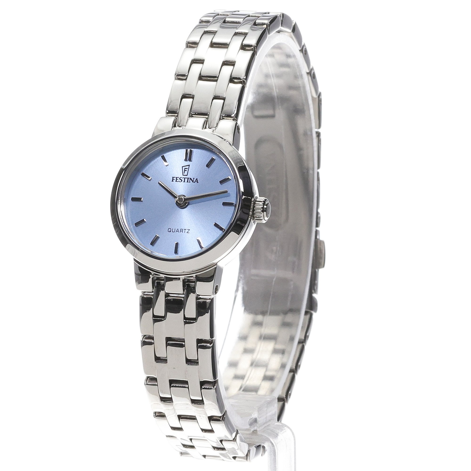 Festina F20746-3 zegarek srebrny klasyczny Mademoiselle bransoleta