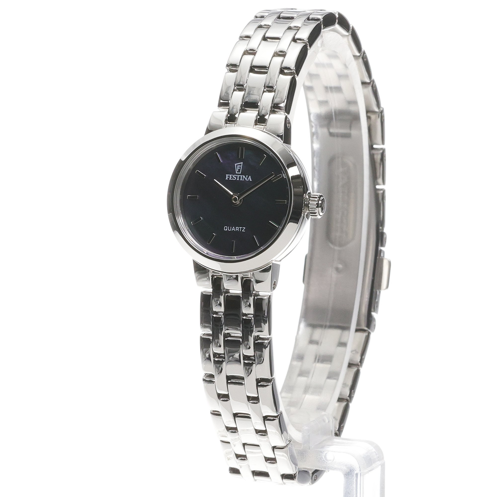 Festina F20746-6 zegarek srebrny klasyczny Mademoiselle bransoleta
