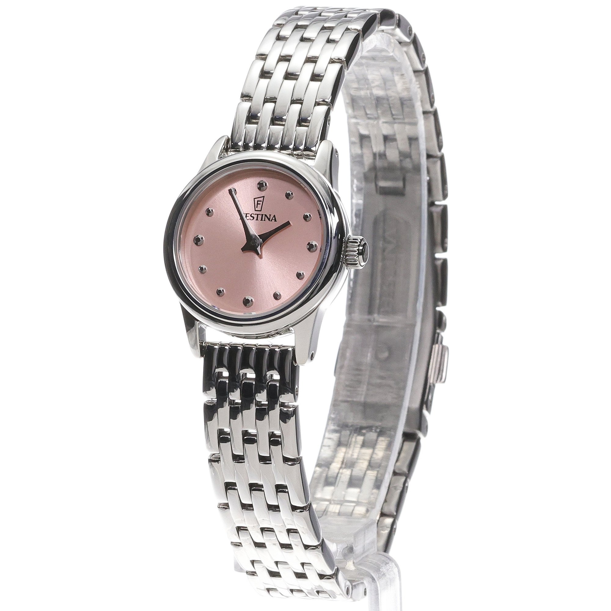 Festina F20749-2 zegarek srebrny klasyczny Mademoiselle bransoleta - miniatura 2