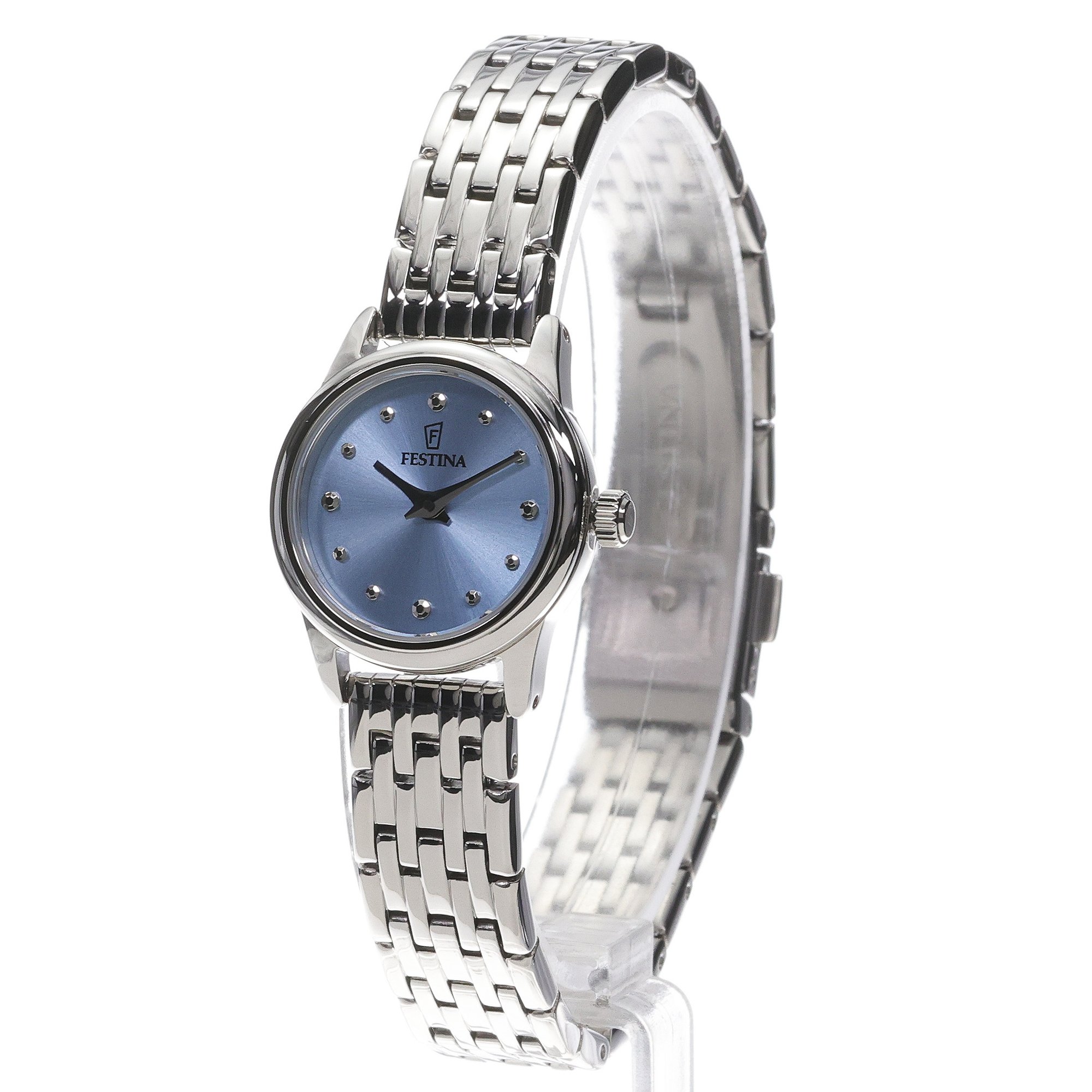 Festina F20749-3 zegarek srebrny klasyczny Mademoiselle bransoleta - miniatura 2