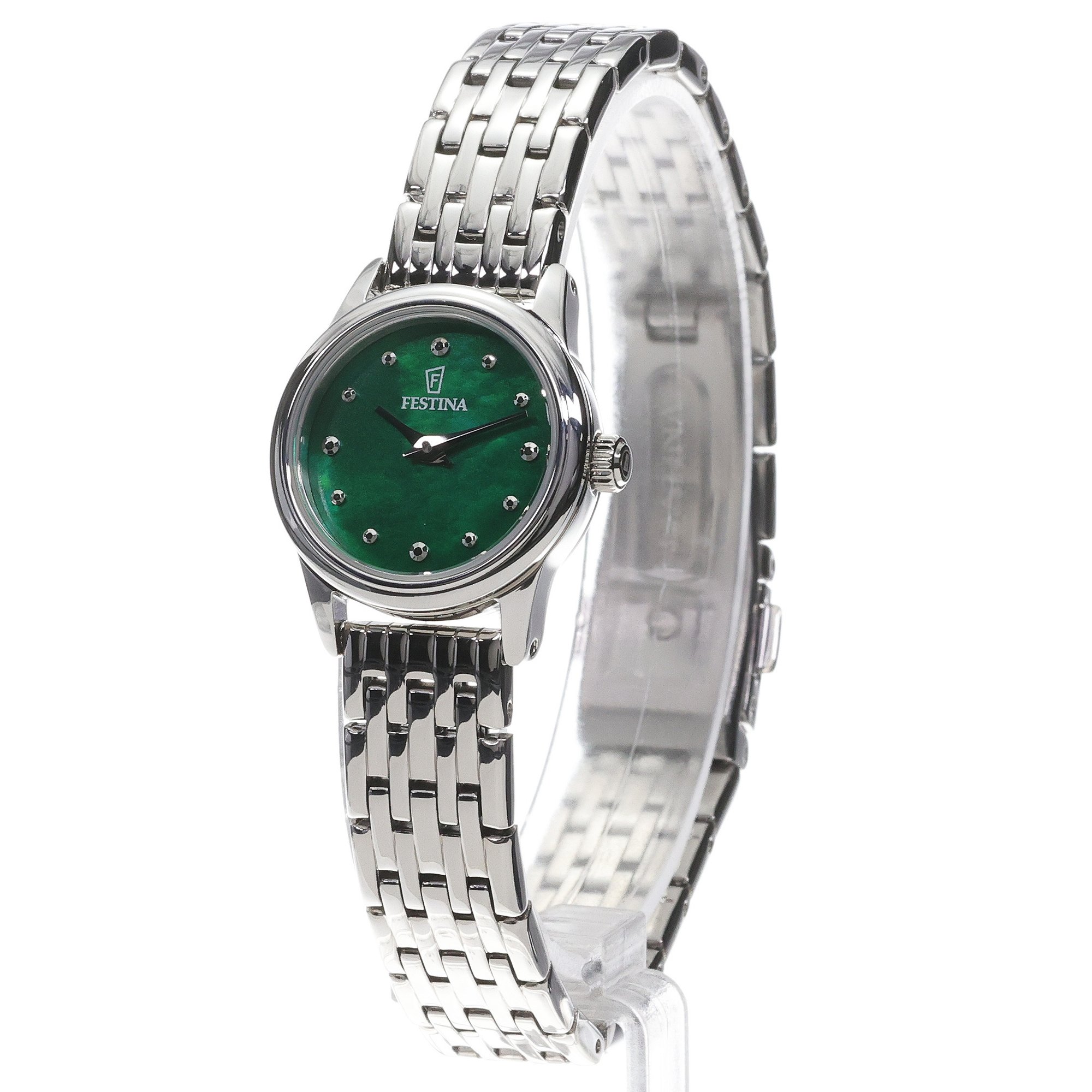 Festina F20749-5 zegarek srebrny klasyczny Mademoiselle bransoleta - miniatura 2