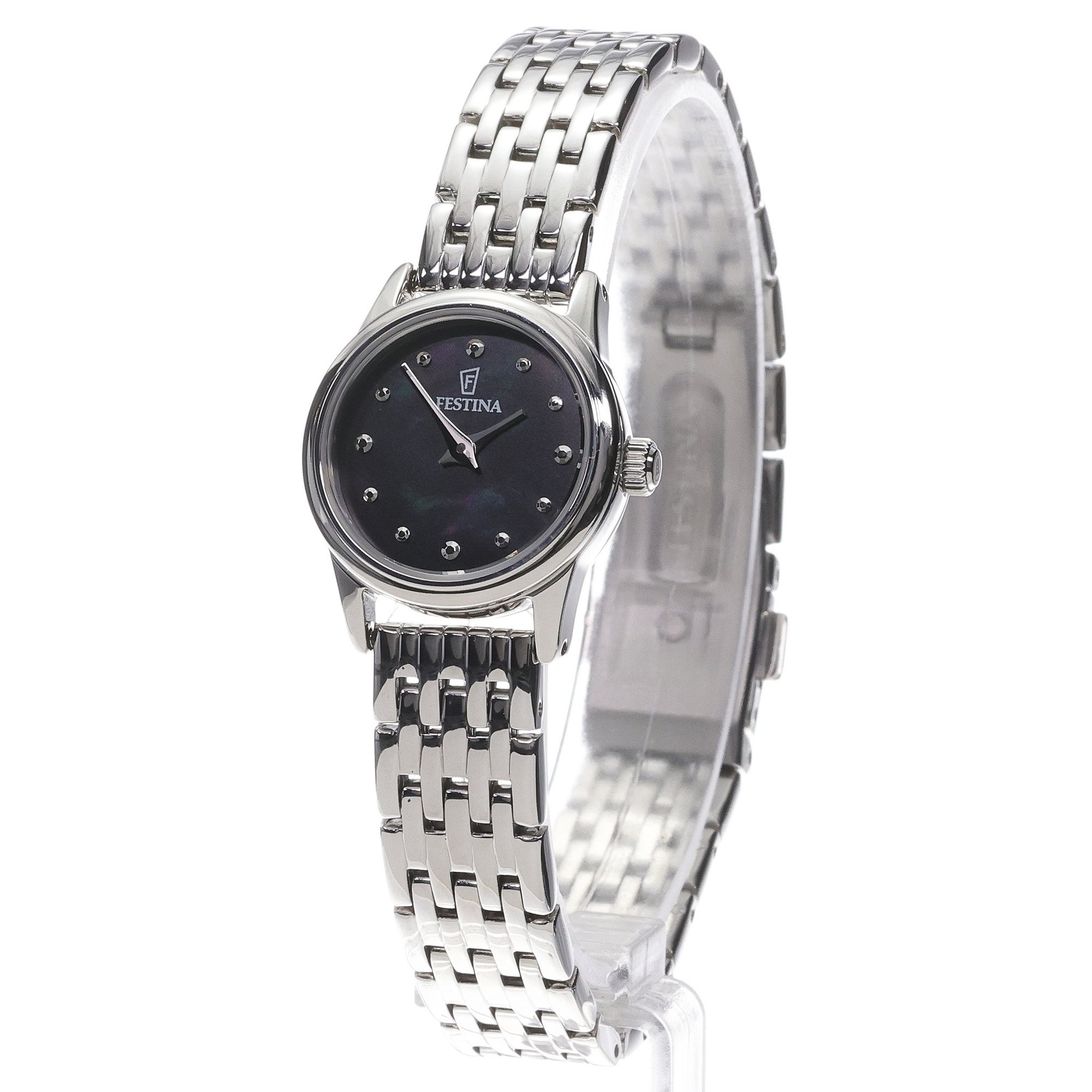 Festina F20749-6 zegarek srebrny klasyczny Mademoiselle bransoleta - miniatura 2