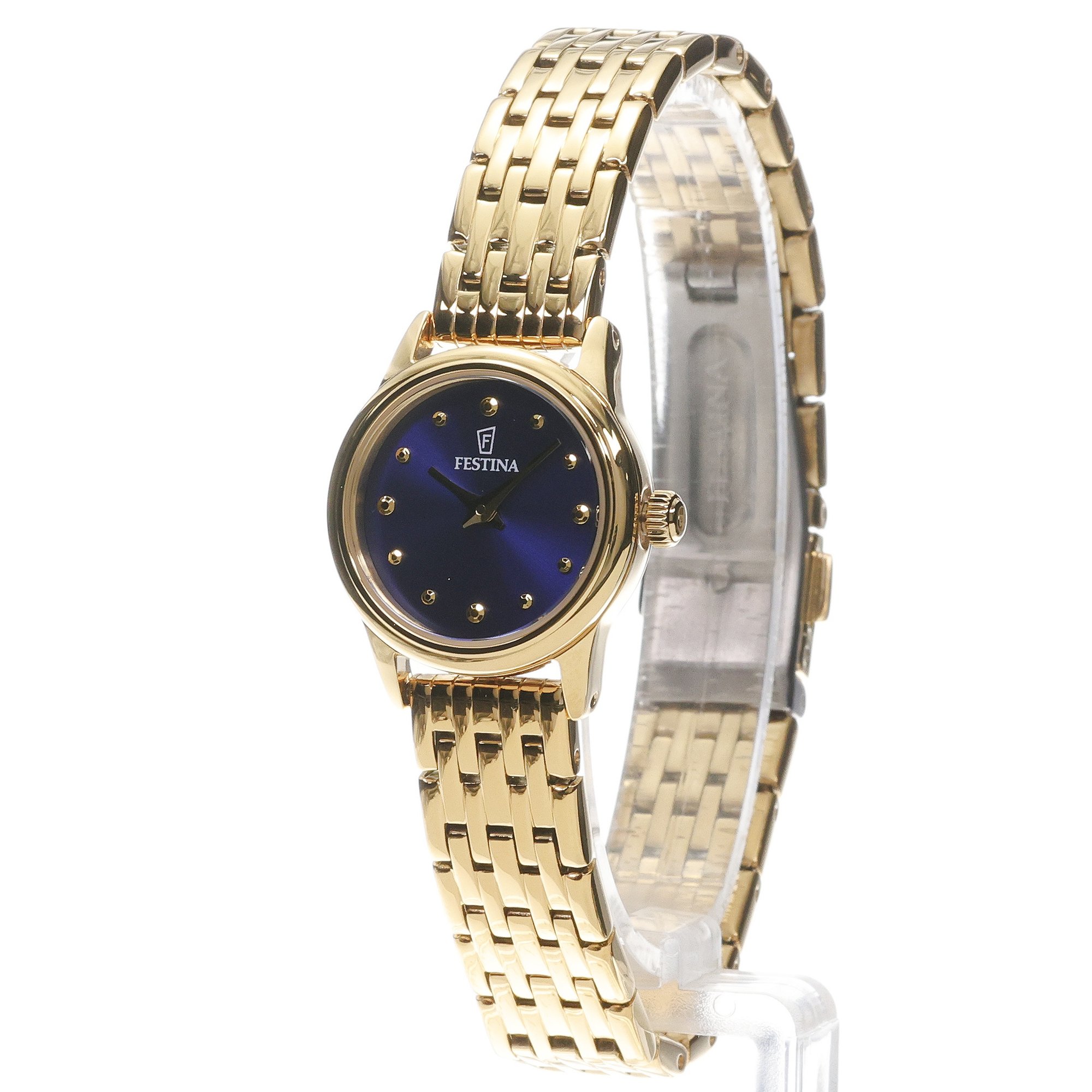 Festina F20750-4 zegarek złoty klasyczny Mademoiselle bransoleta - miniatura 2