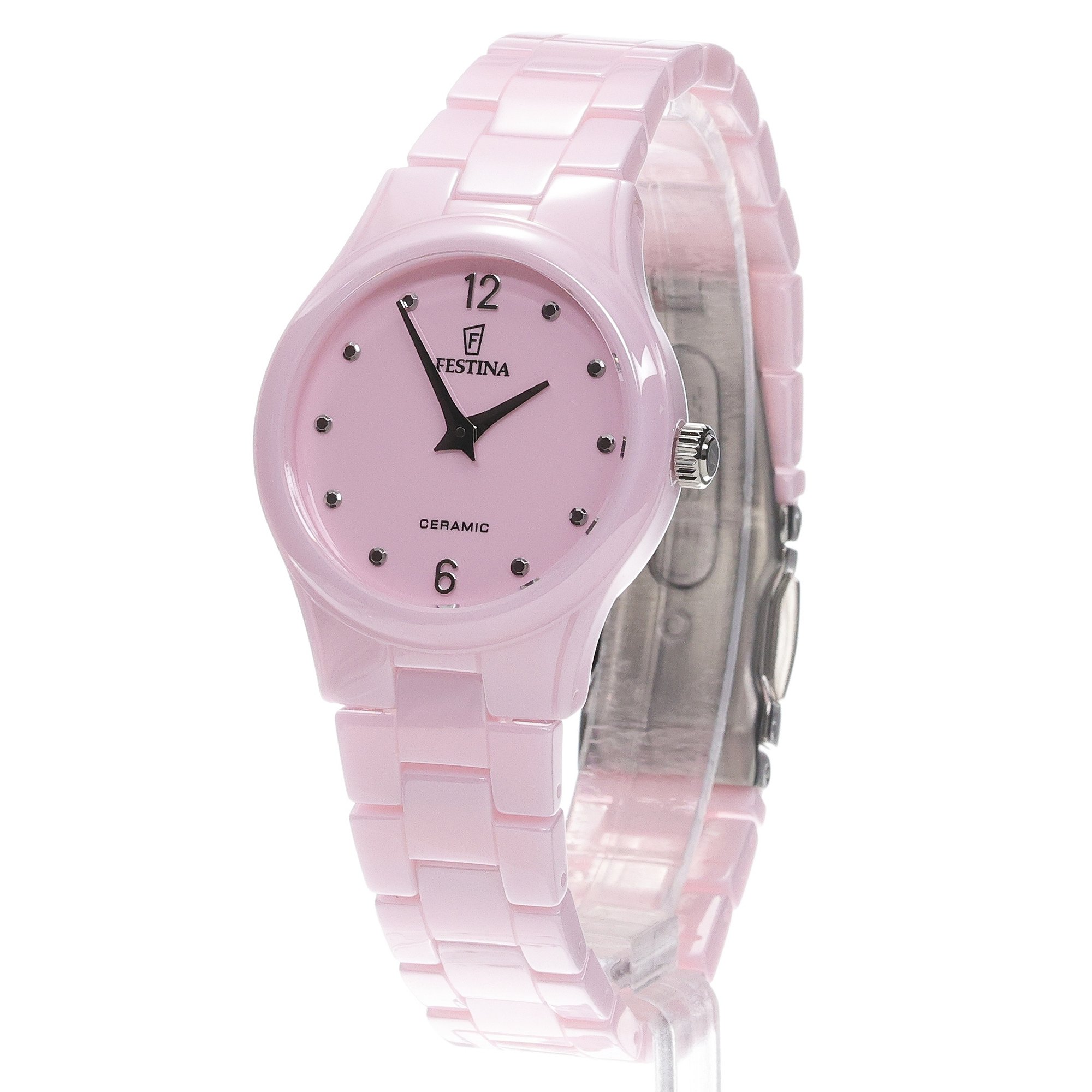 Festina F20751-2 Ceramic Ceramic zegarek damski klasyczny mineralne - miniatura 2