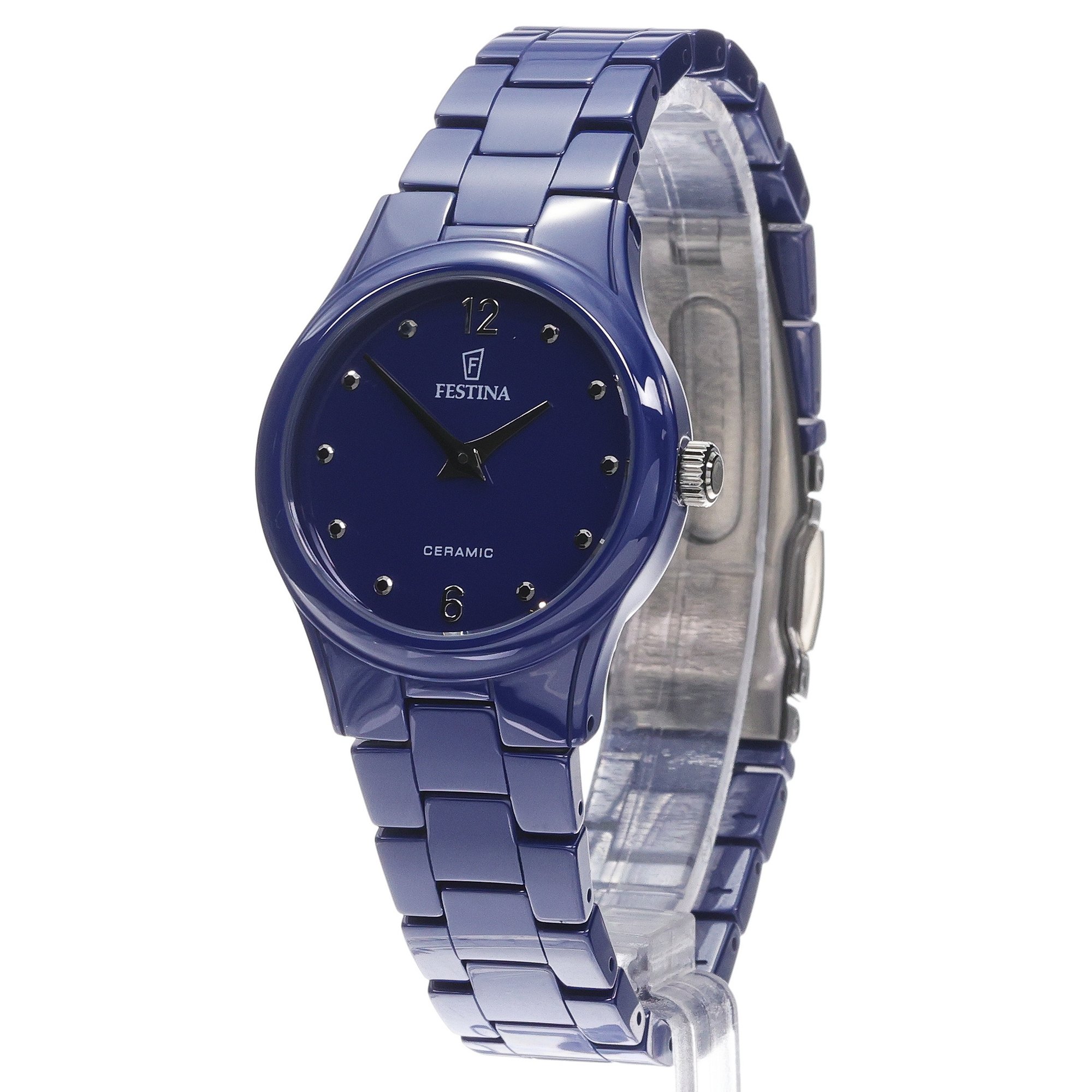 Festina F20751-5 Ceramic Ceramic zegarek damski klasyczny mineralne - miniatura 2