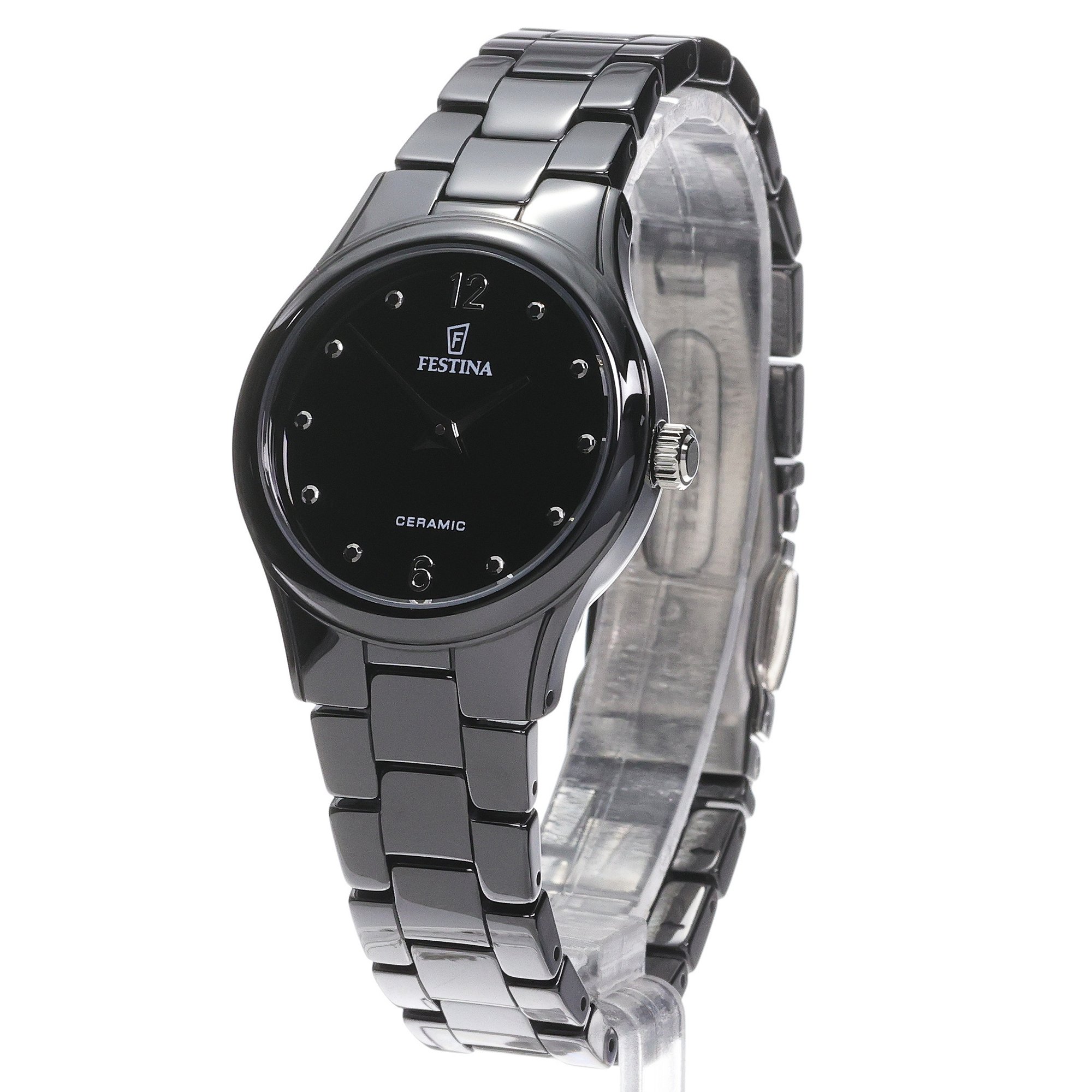 Festina F20751-7 Ceramic Ceramic zegarek damski klasyczny mineralne