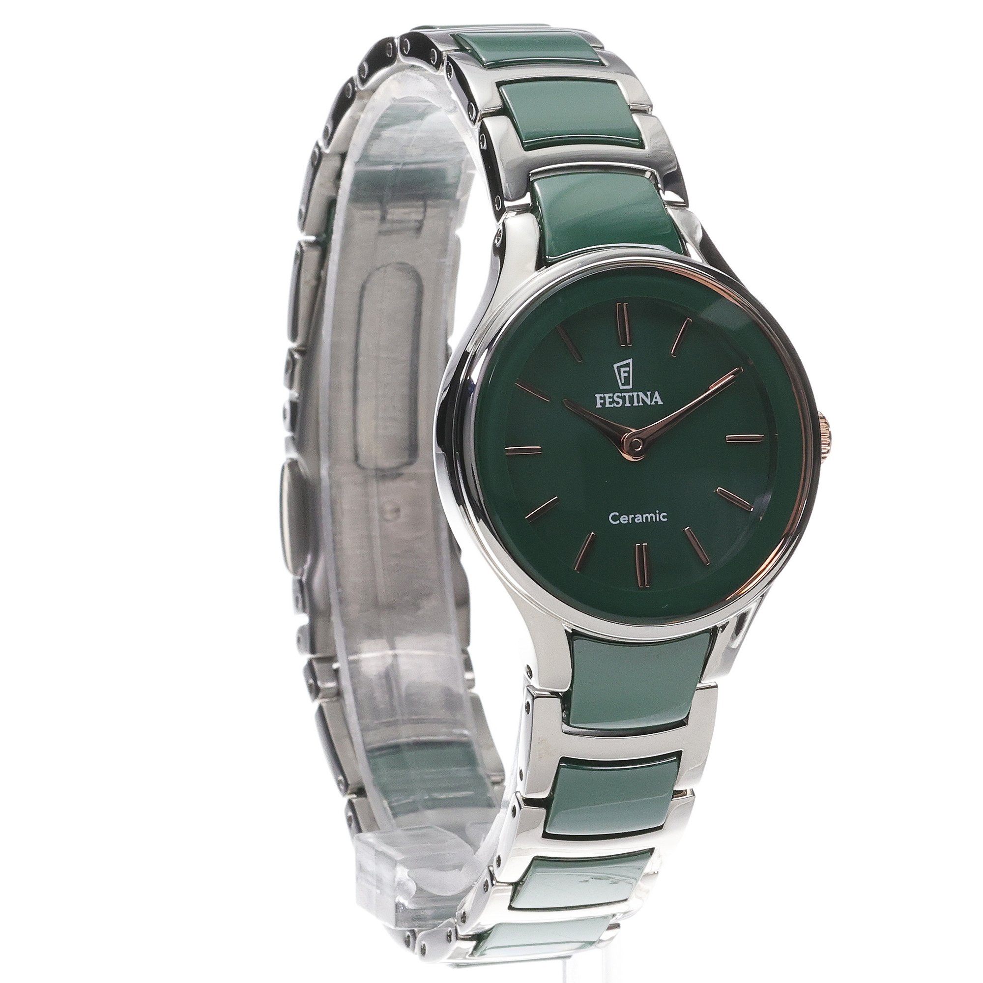 Festina F20752-6 damski zegarek Ceramic bransoleta - miniatura 3